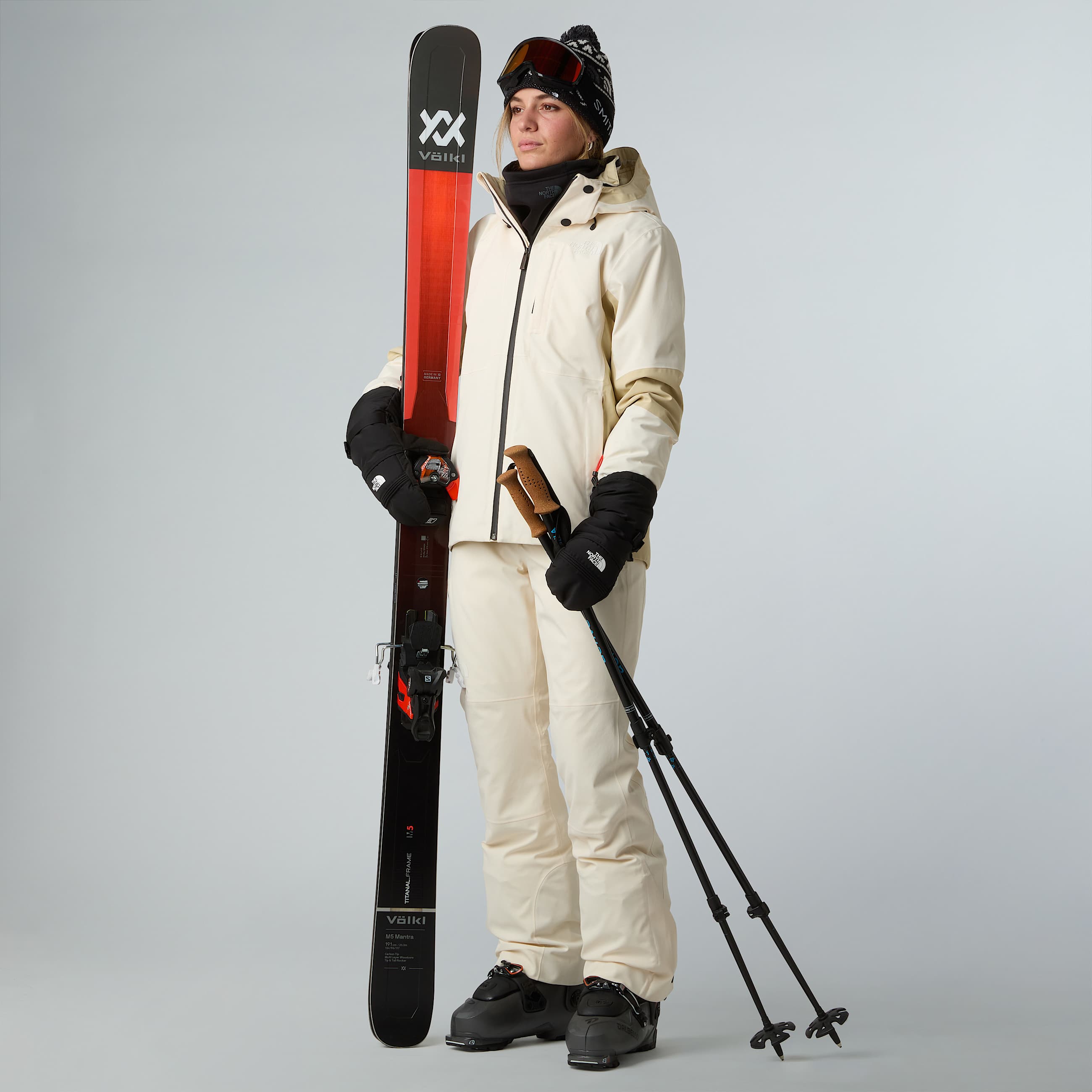 Lenado Jacke fr Damen TNF White DuneGravel ALT8