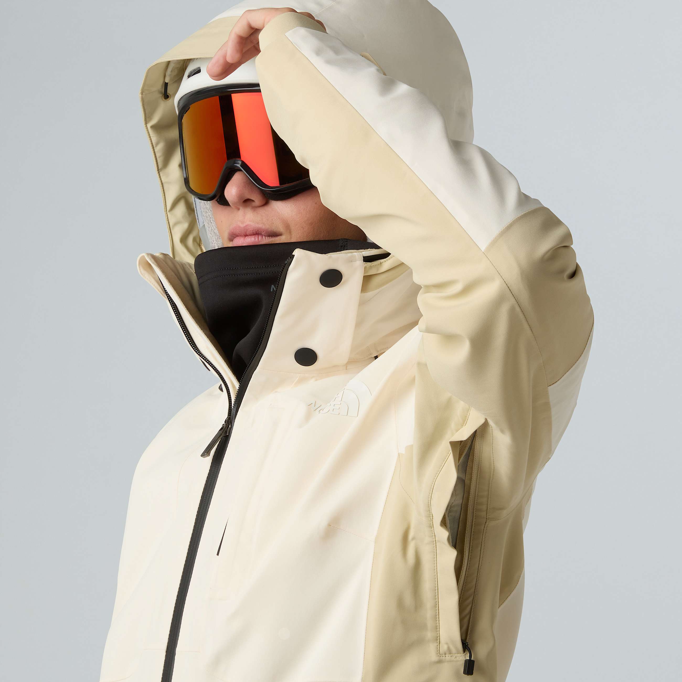 Lenado Jacke fr Damen TNF White DuneGravel ALT11