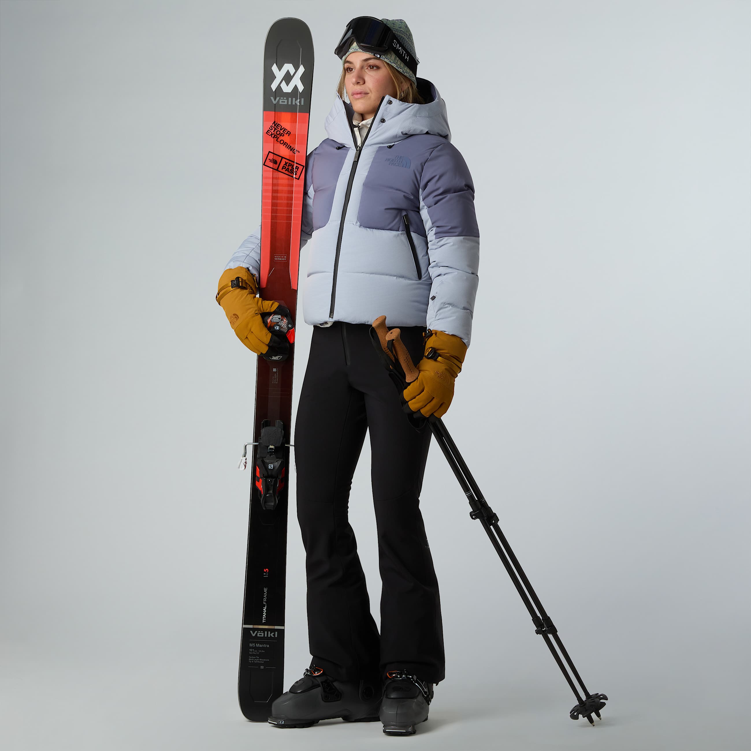 Chaqueta corta de plumn Cold Spell para mujer TNF Blue FlaxTwilight Galaxy ALT4