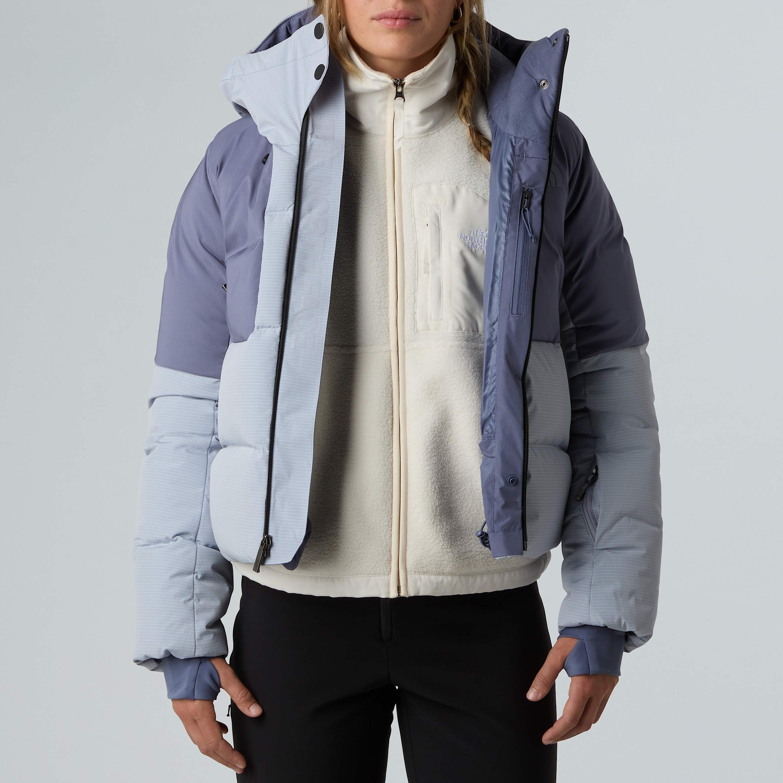 Chaqueta corta de plumn Cold Spell para mujer TNF Blue FlaxTwilight Galaxy ALT9