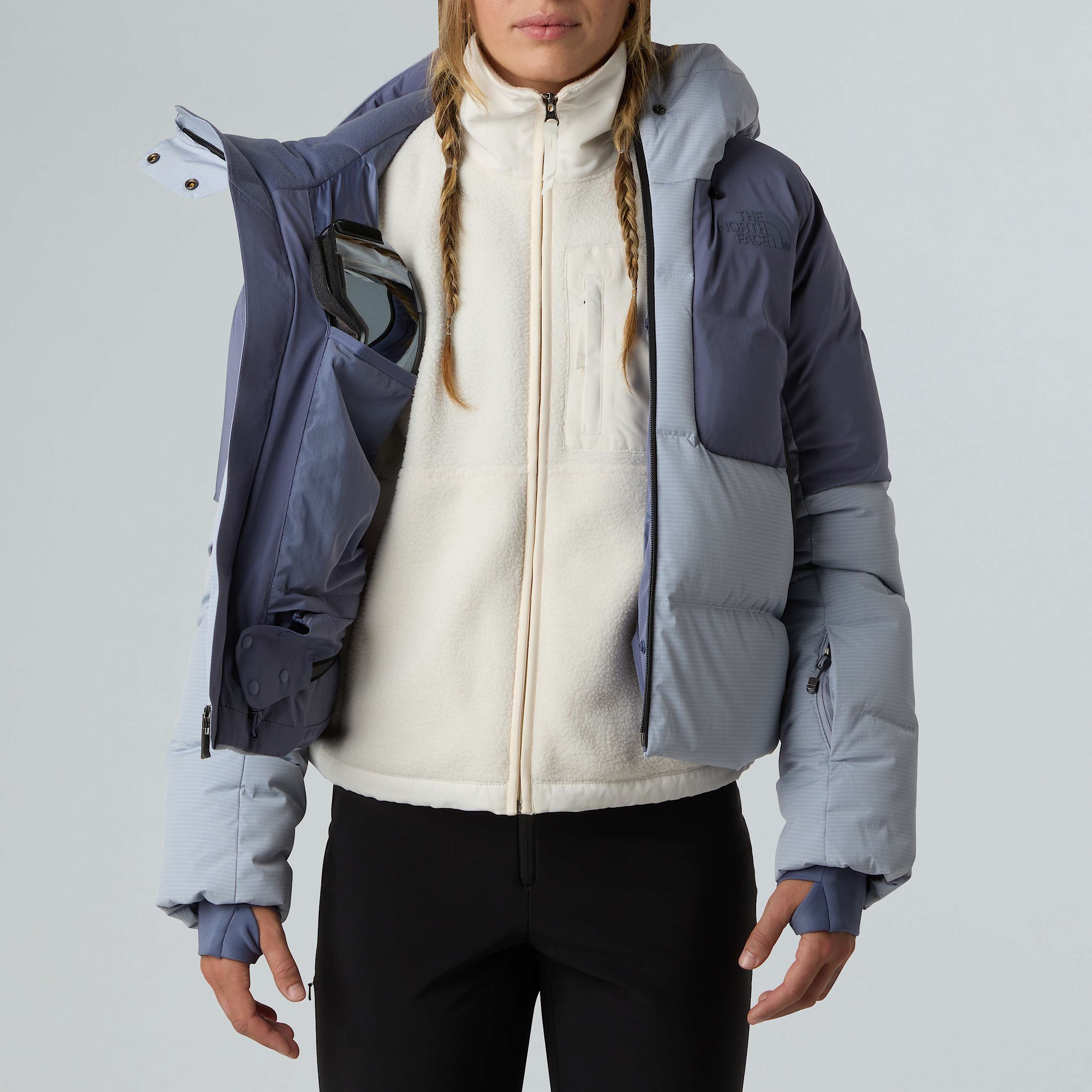 Chaqueta corta de plumn Cold Spell para mujer TNF Blue FlaxTwilight Galaxy ALT10