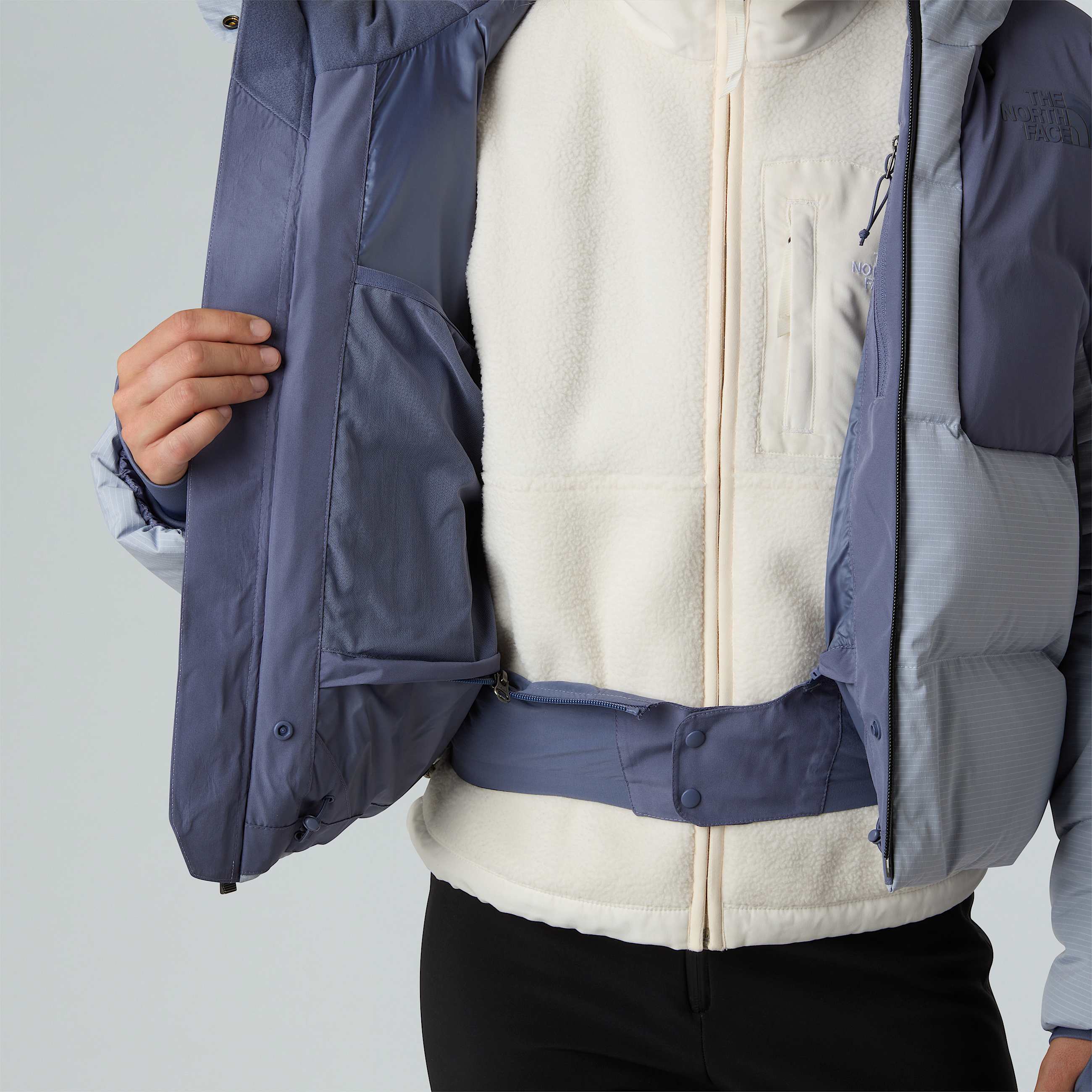 Chaqueta corta de plumn Cold Spell para mujer TNF Blue FlaxTwilight Galaxy ALT11