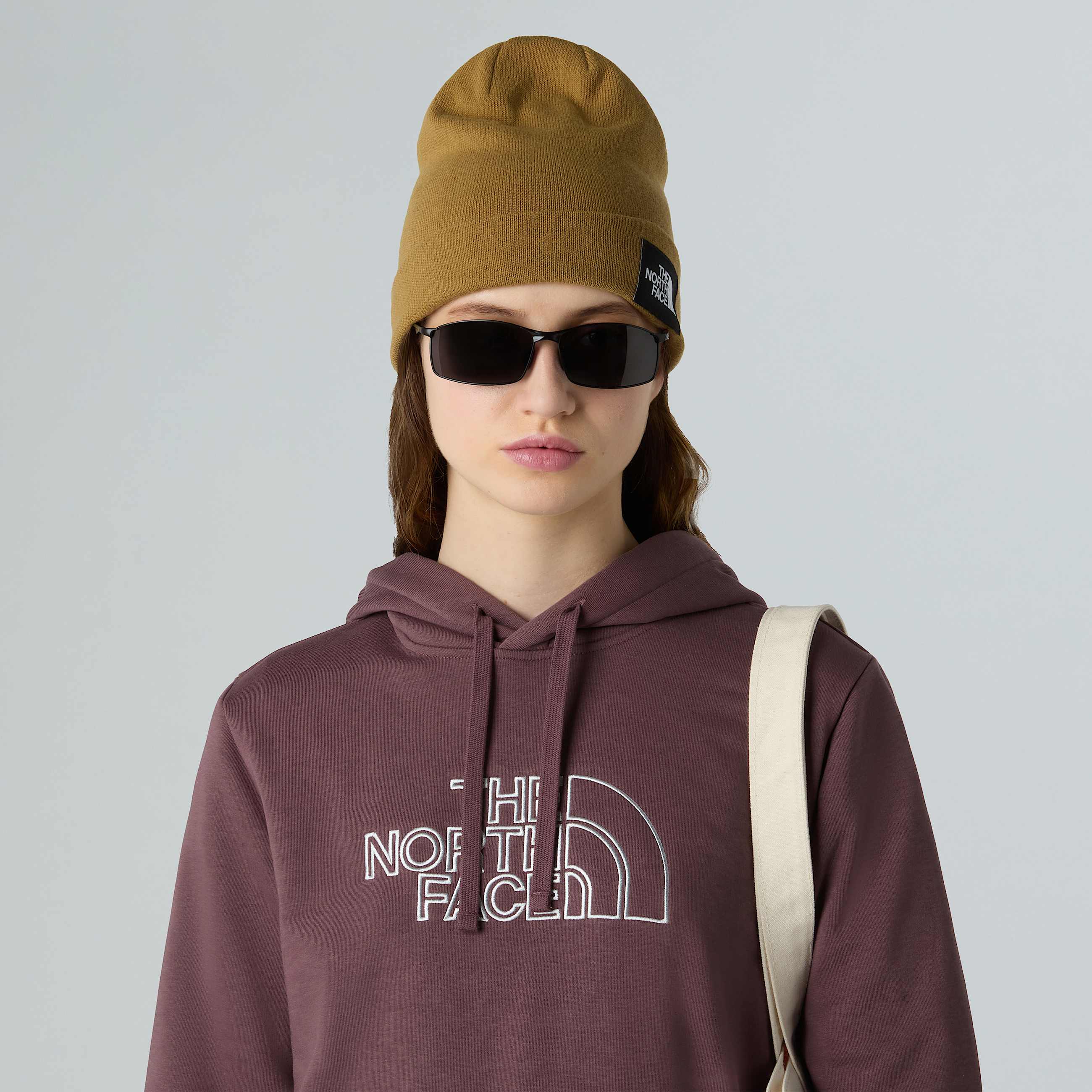 Beanie Dock Worker Recycled TNF Utility Brown ALT1