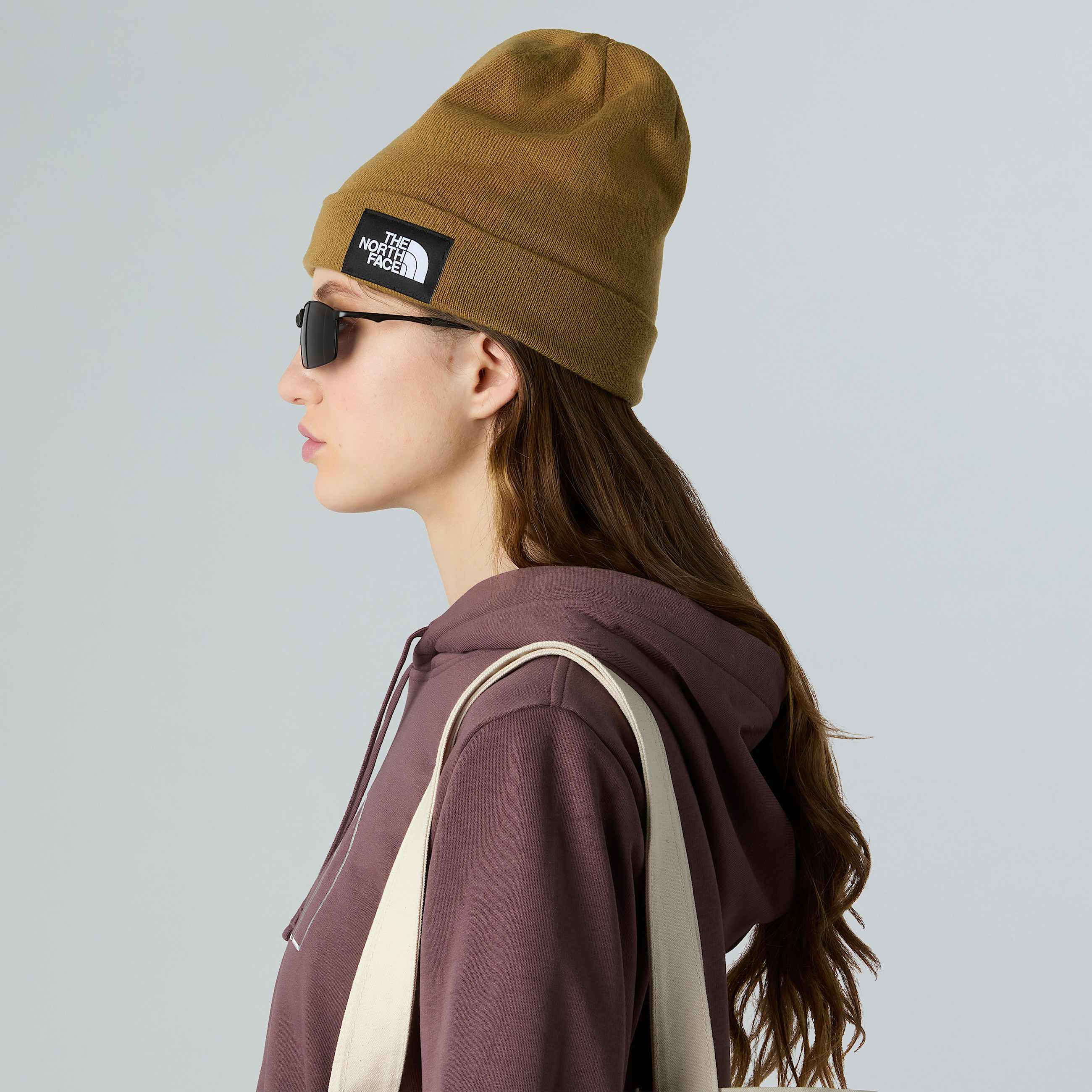 Beanie Dock Worker Recycled TNF Utility Brown ALT3
