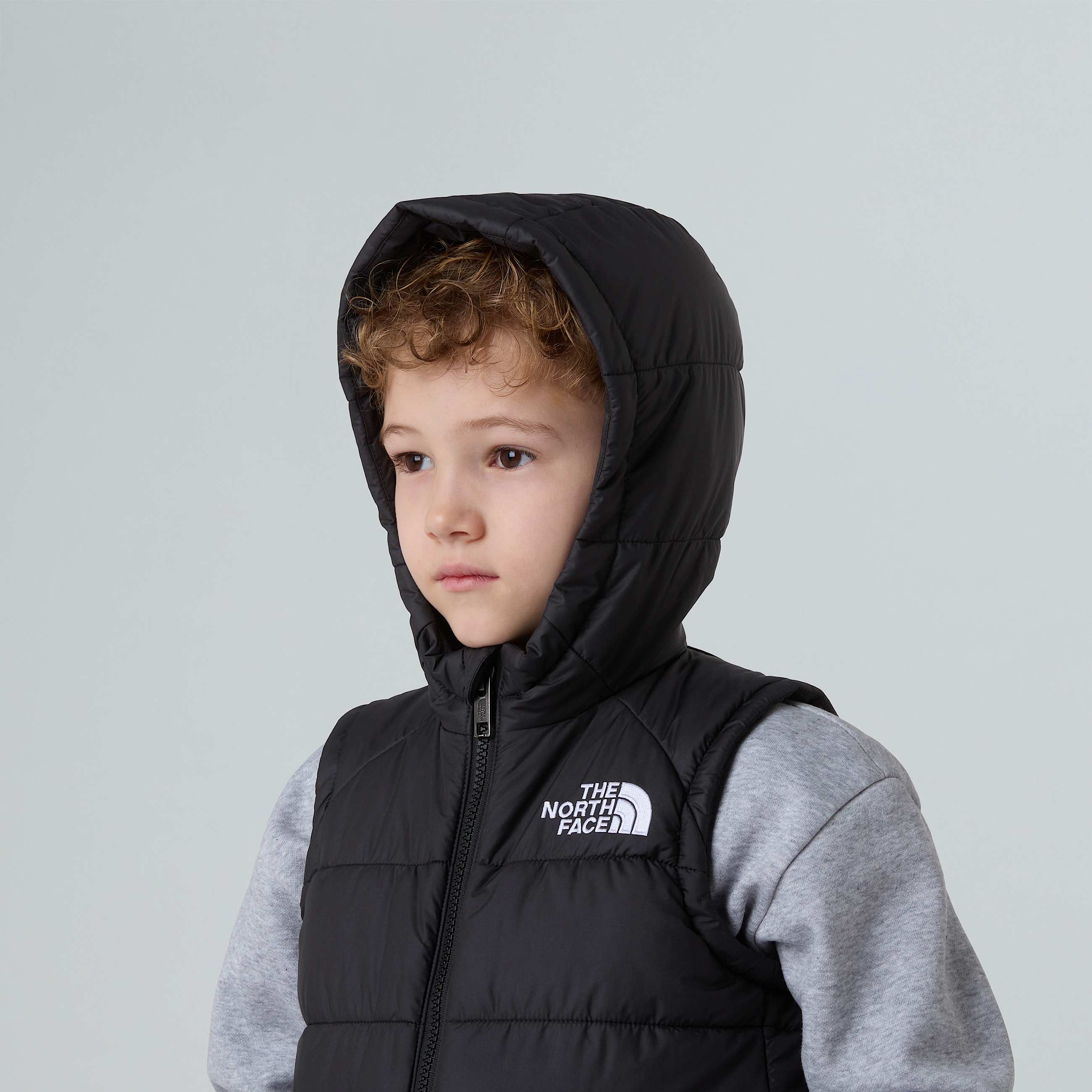 Gilet con cappuccio Circular per bambini TNF ALT4