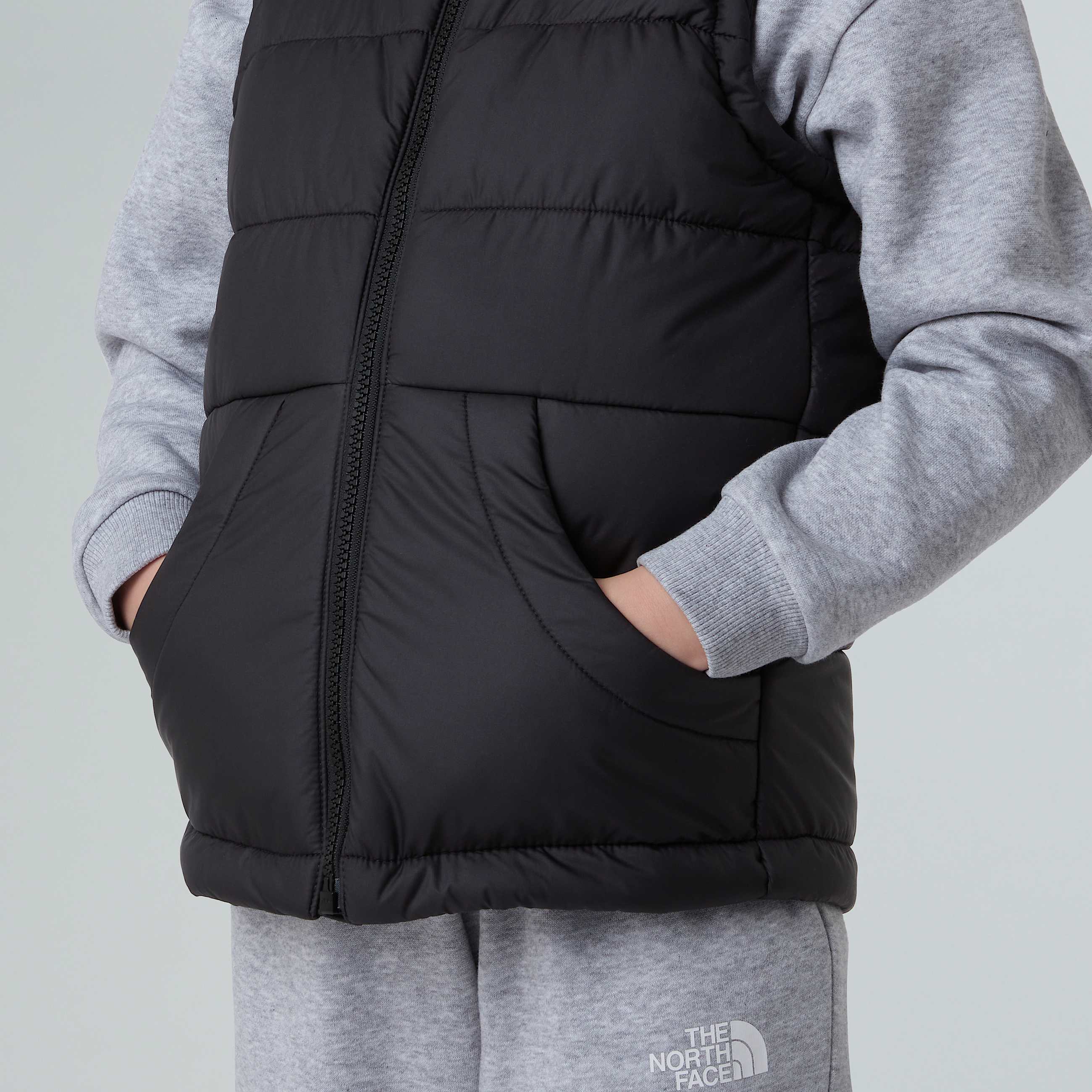Gilet con cappuccio Circular per bambini TNF ALT5