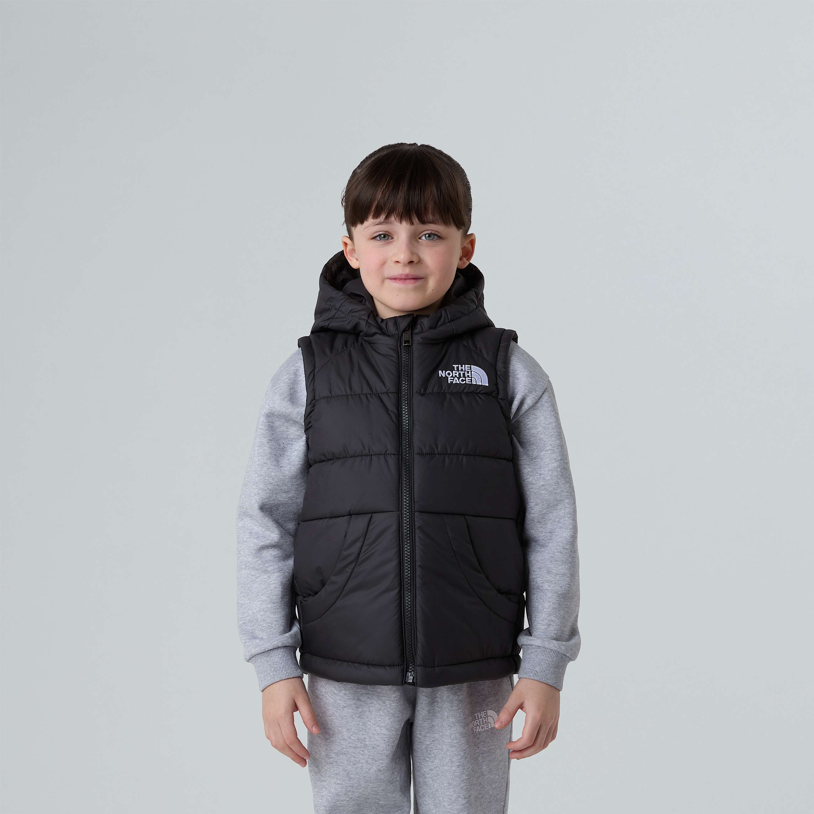 Gilet con cappuccio Circular per bambini TNF ALT6