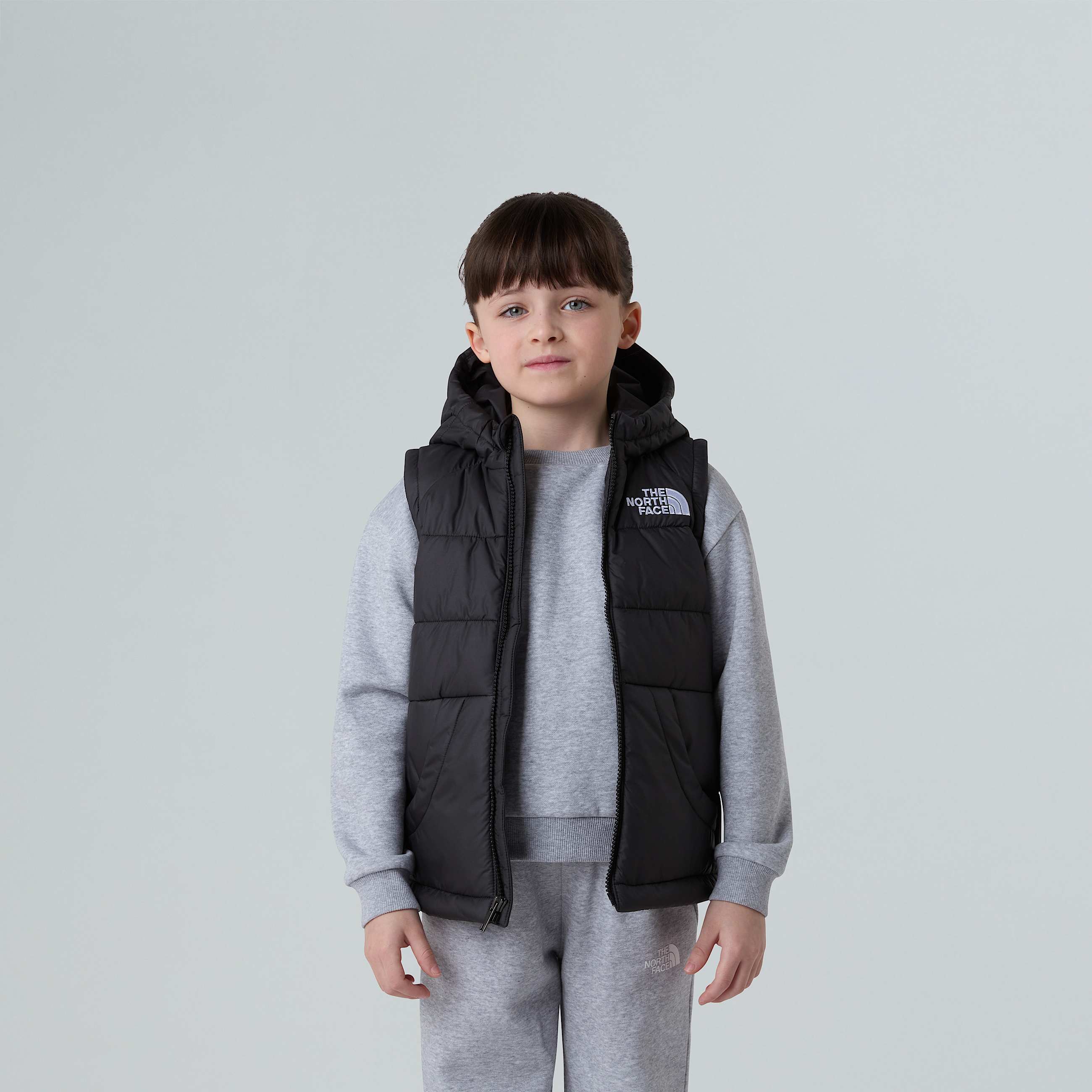 Gilet con cappuccio Circular per bambini TNF ALT9