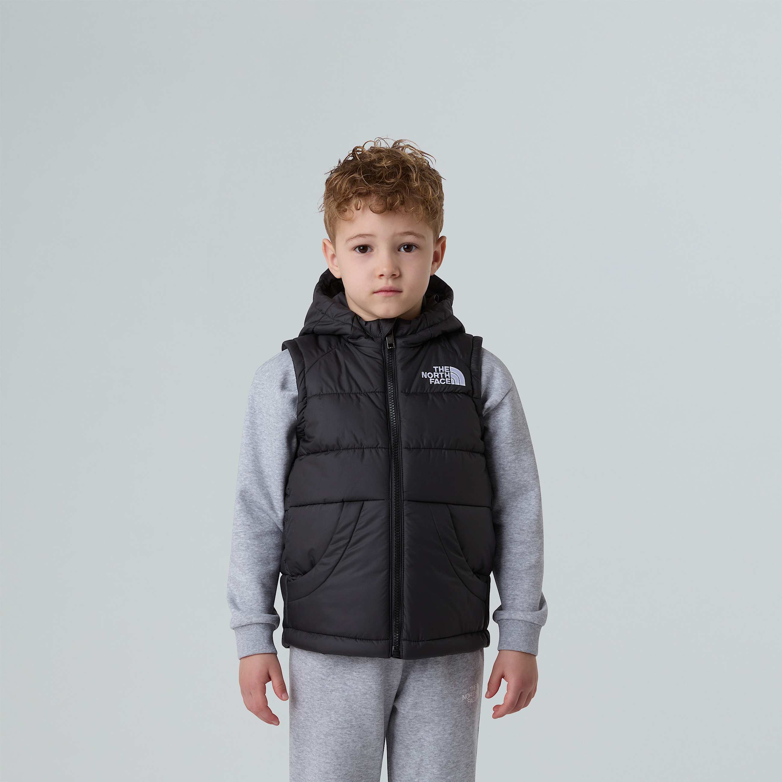 Circular Hooded Gilet Smbarn TNF HERO