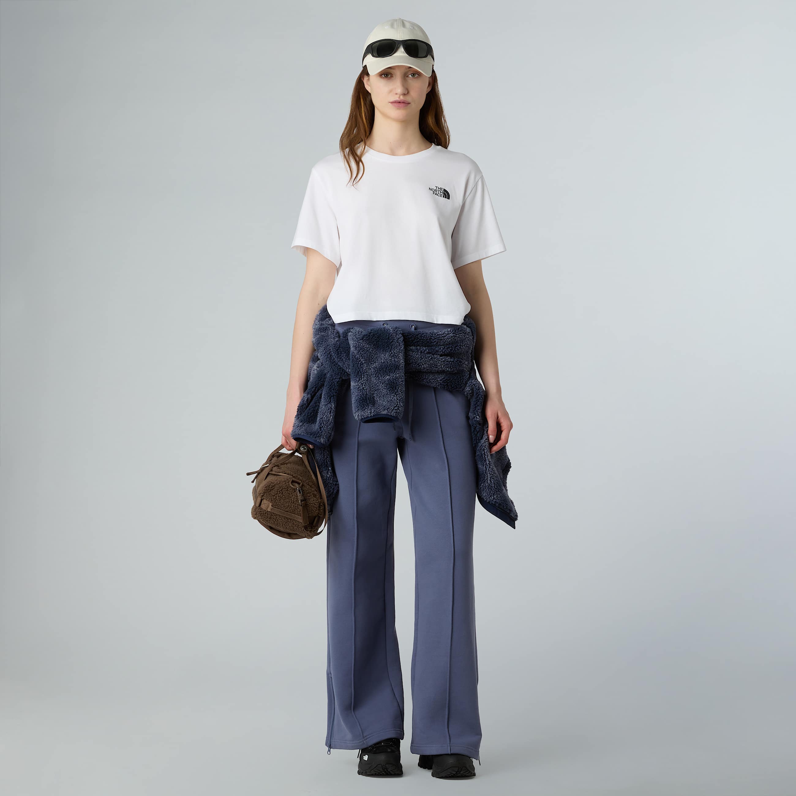 Tshirt corta in vita Simple Dome da donna TNF ALT1