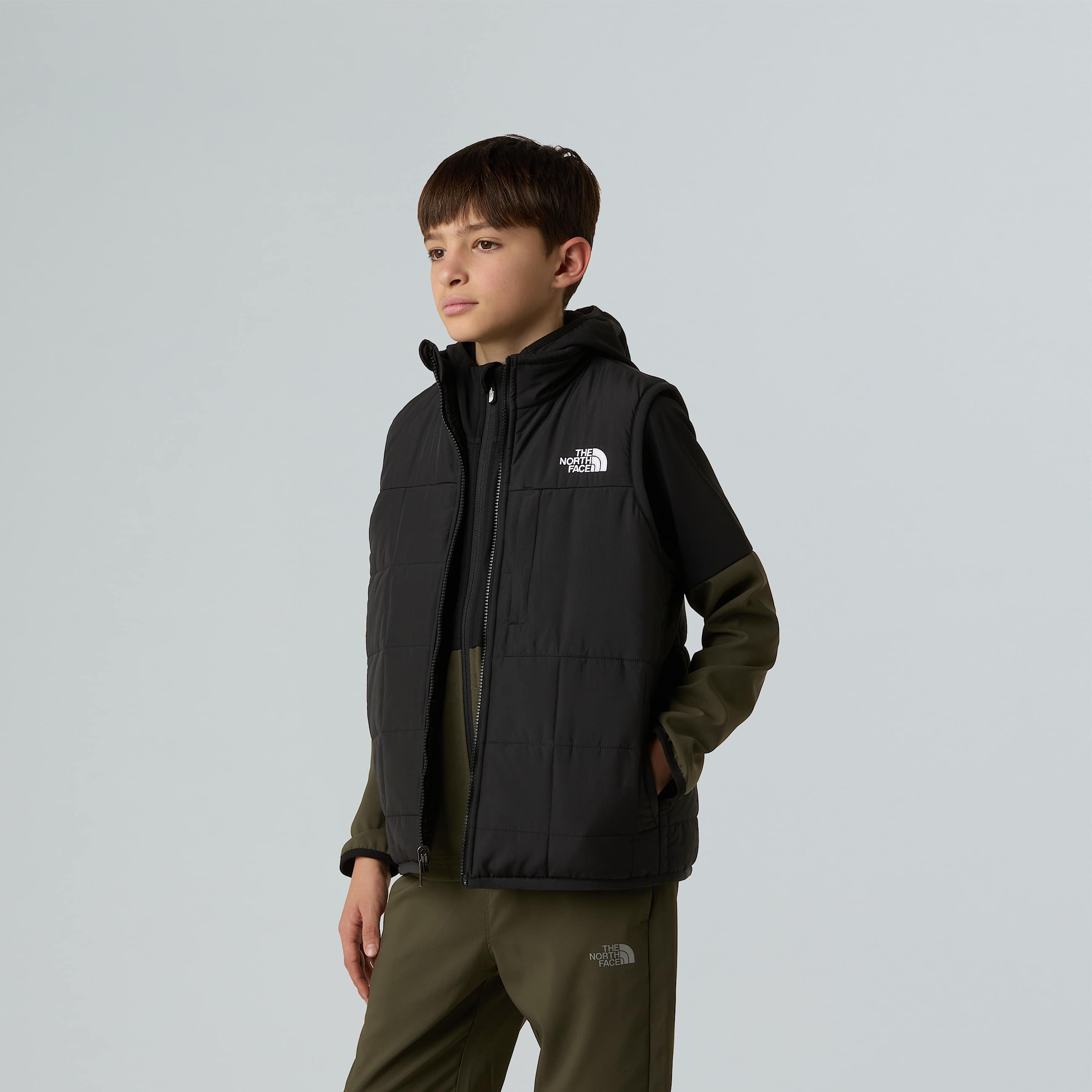 Gilet reversibile Shasta da ragazzo TNF ALT4