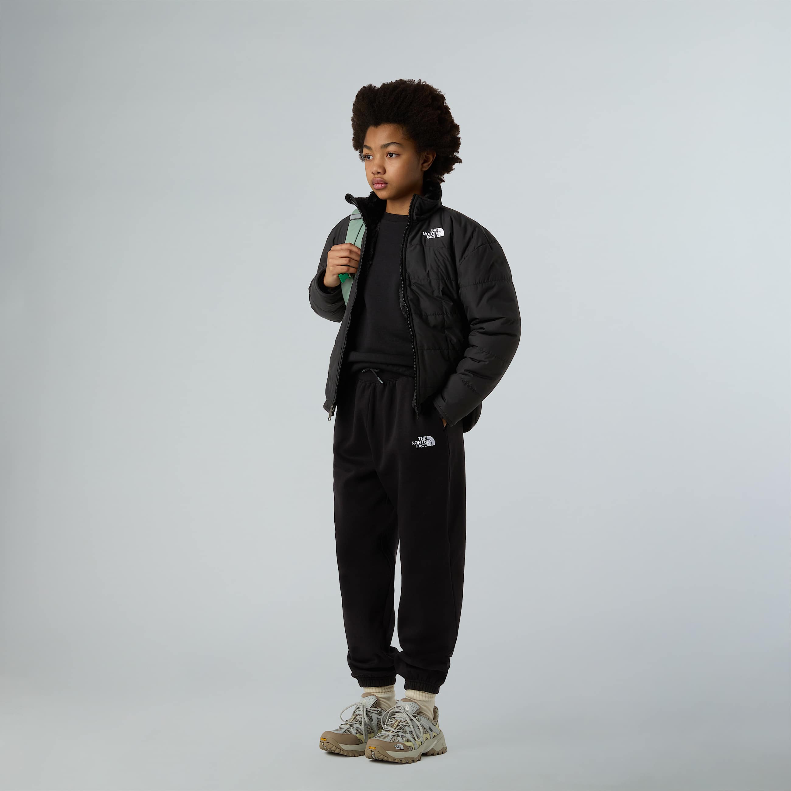 Giacca reversibile con cerniera integrale Shasta da ragazza TNF ALT2