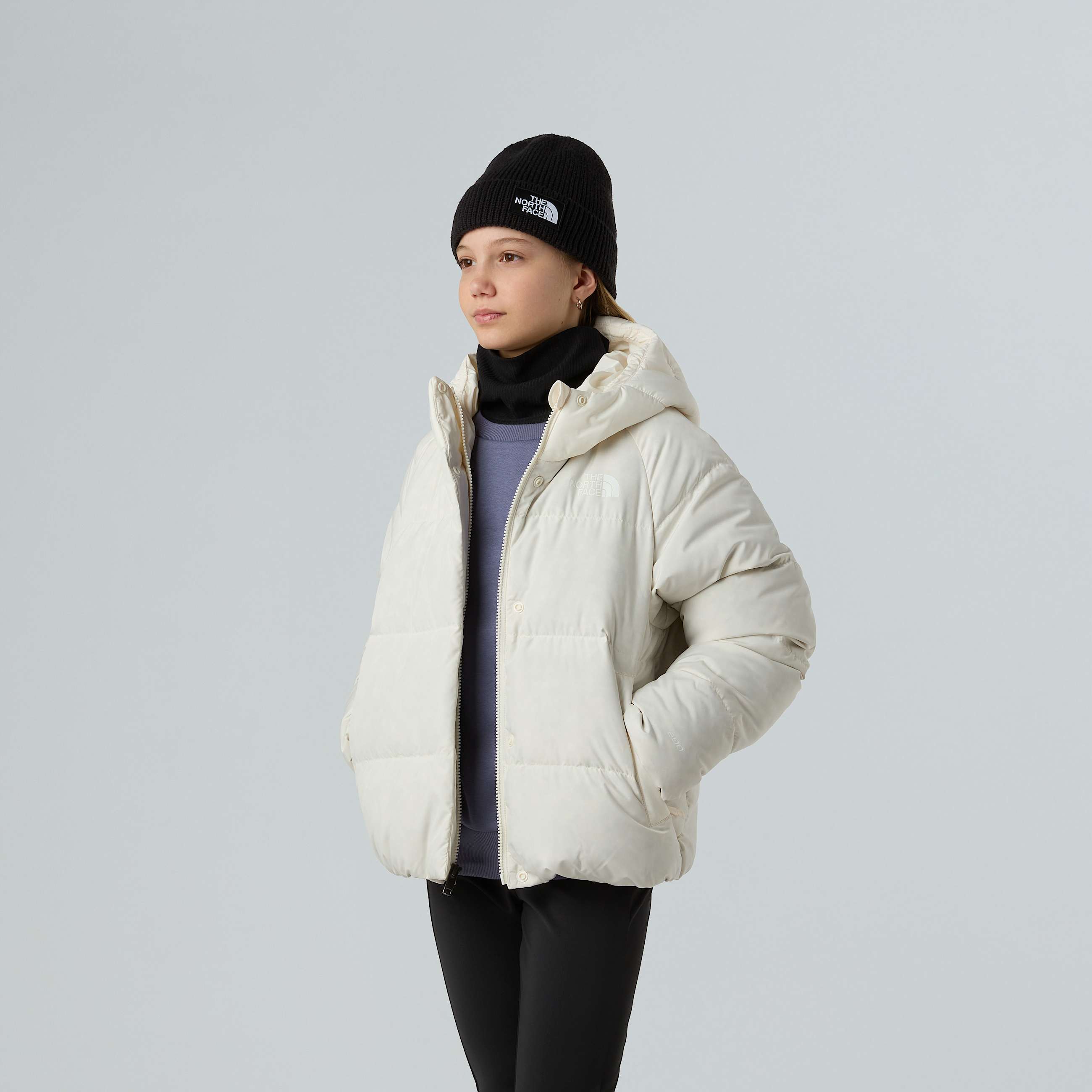 Giacca con cappuccio North Down da ragazza TNF ALT3