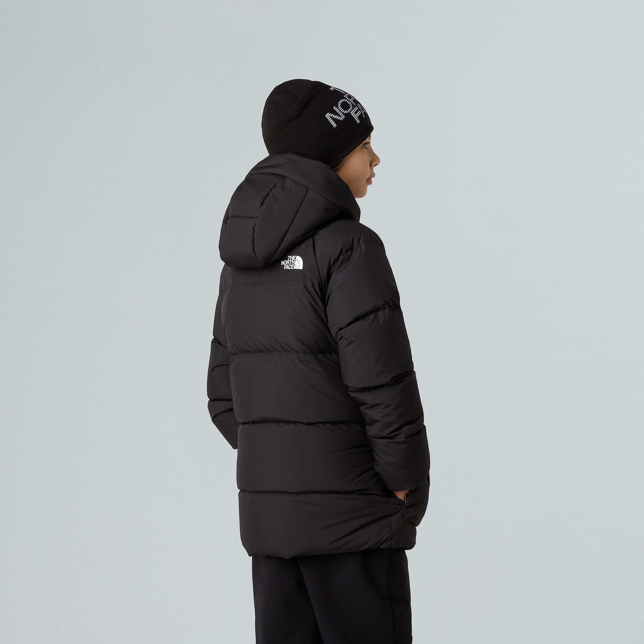 North Down FleeceLined Short Parka Junior TNF ALT2