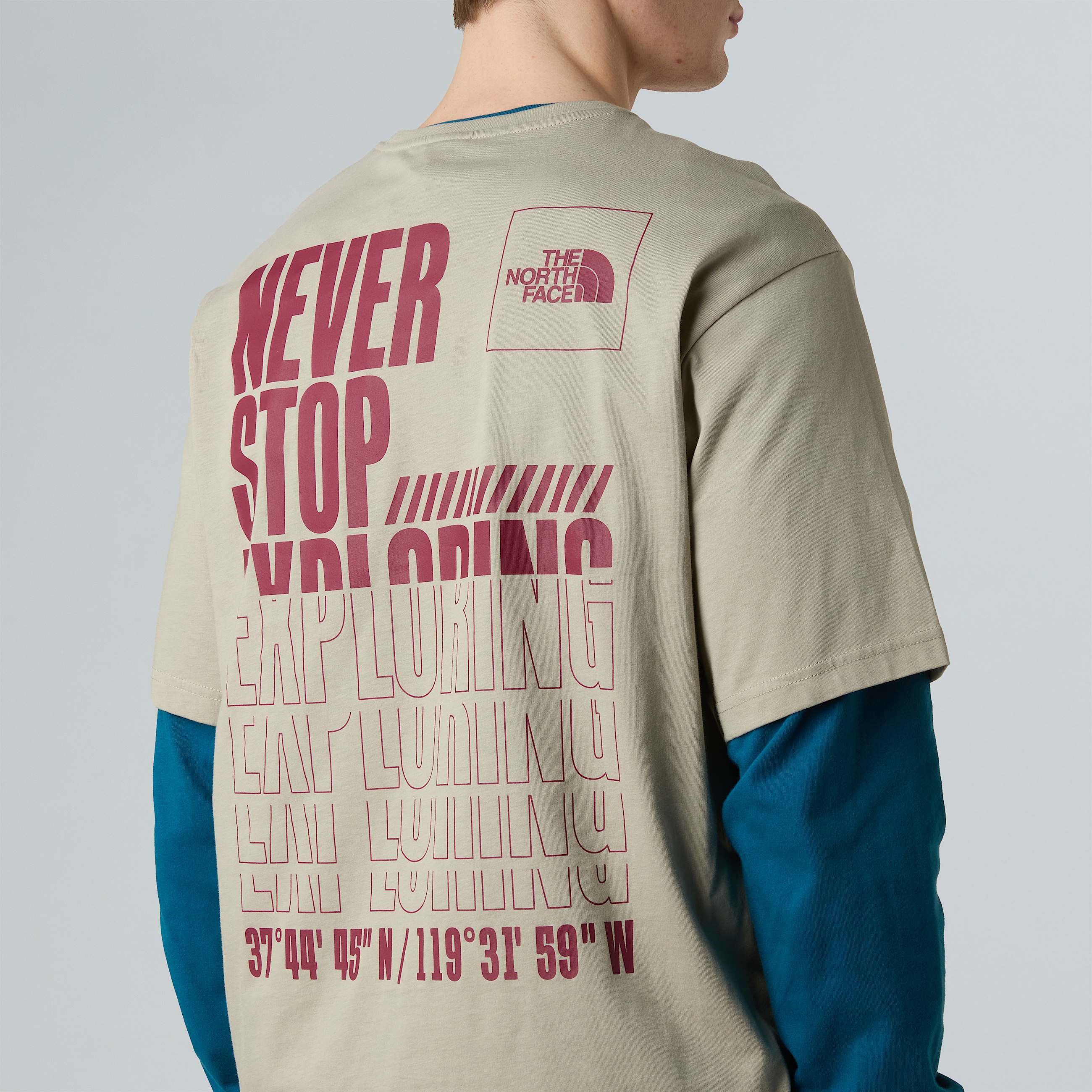 Tshirt Coordinates da uomo TNF ALT3