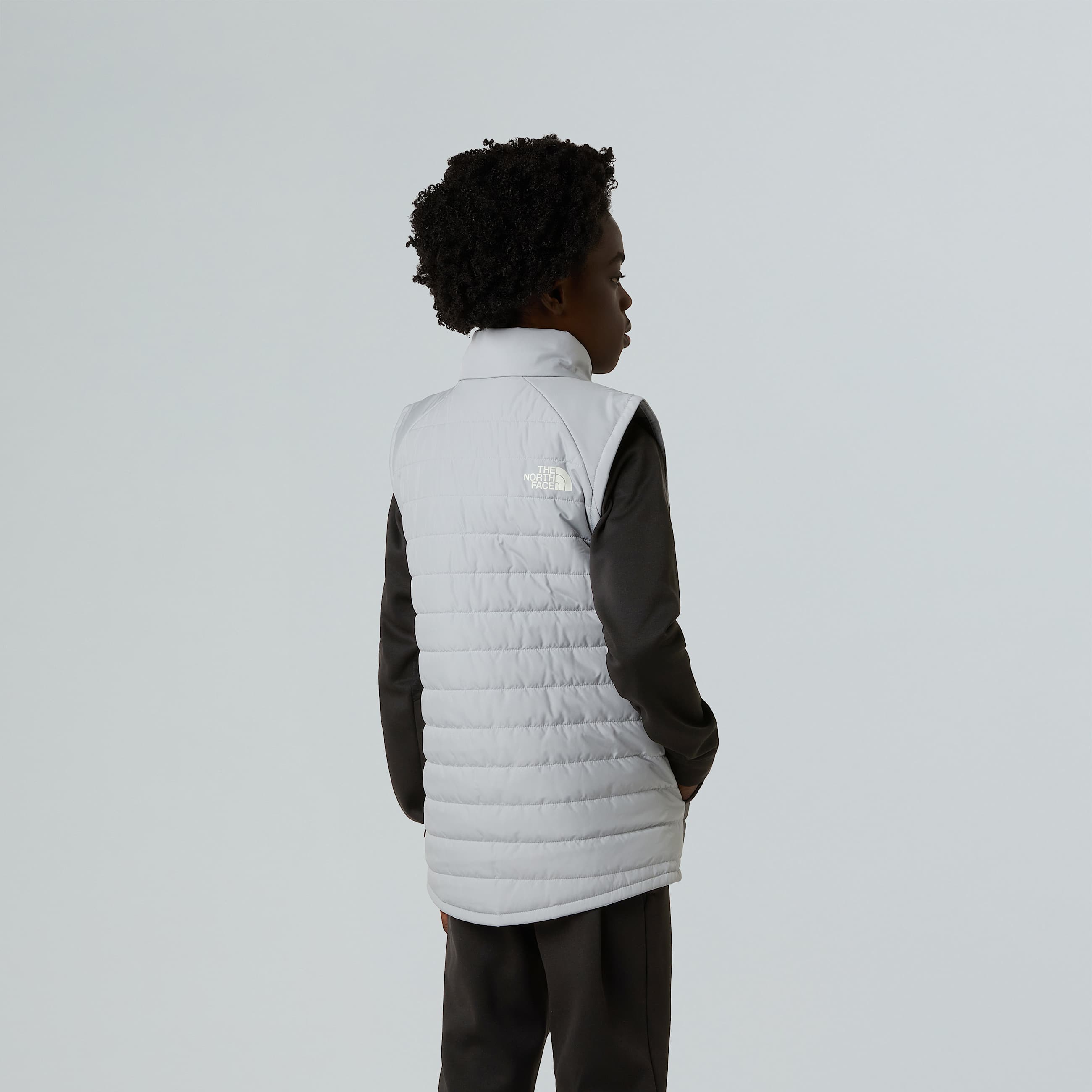 Boys Never Stop Synthetic Gilet TNF High Rise GreySmoked P ALT2