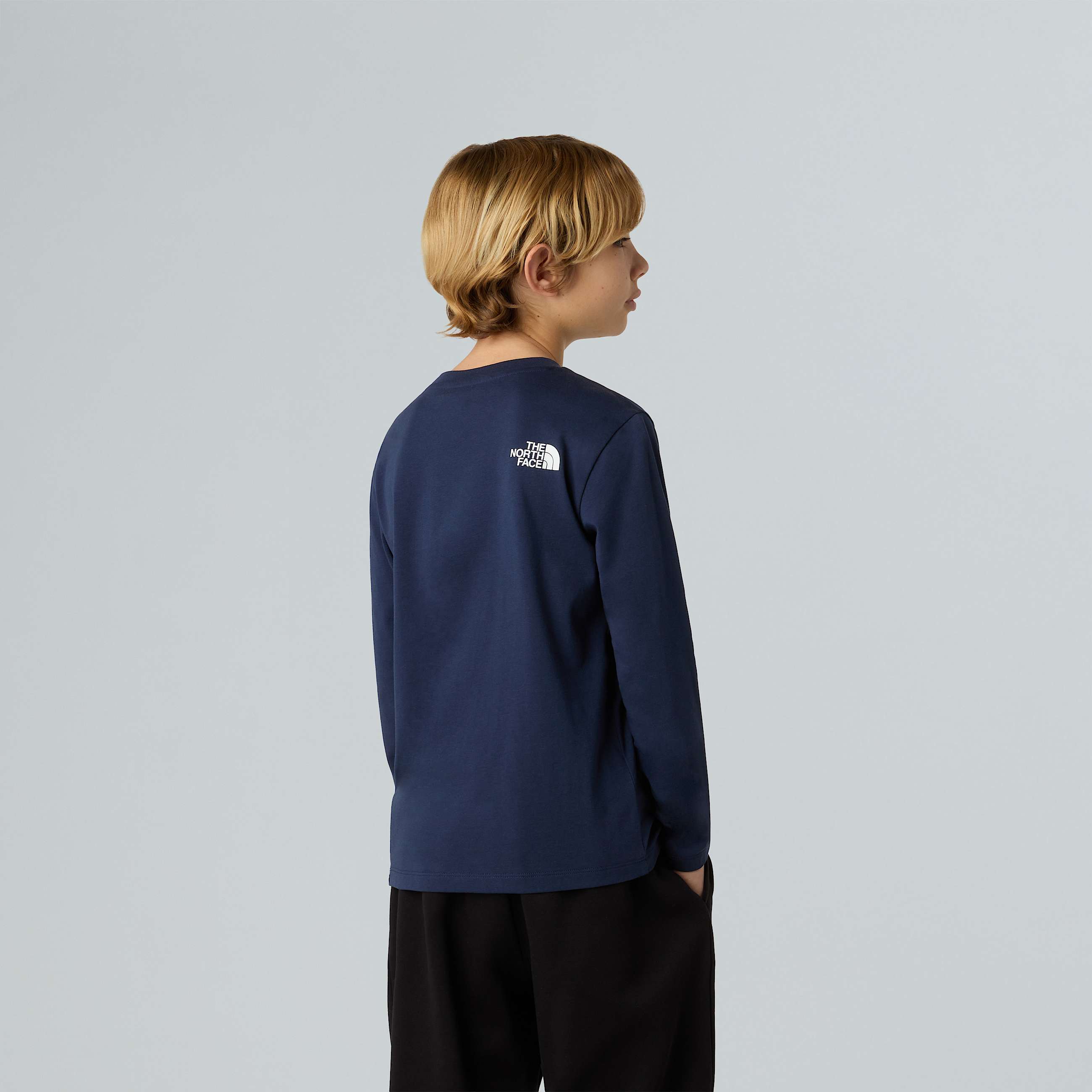 Tshirt a maniche lunghe Easy da ragazzi TNF ALT2