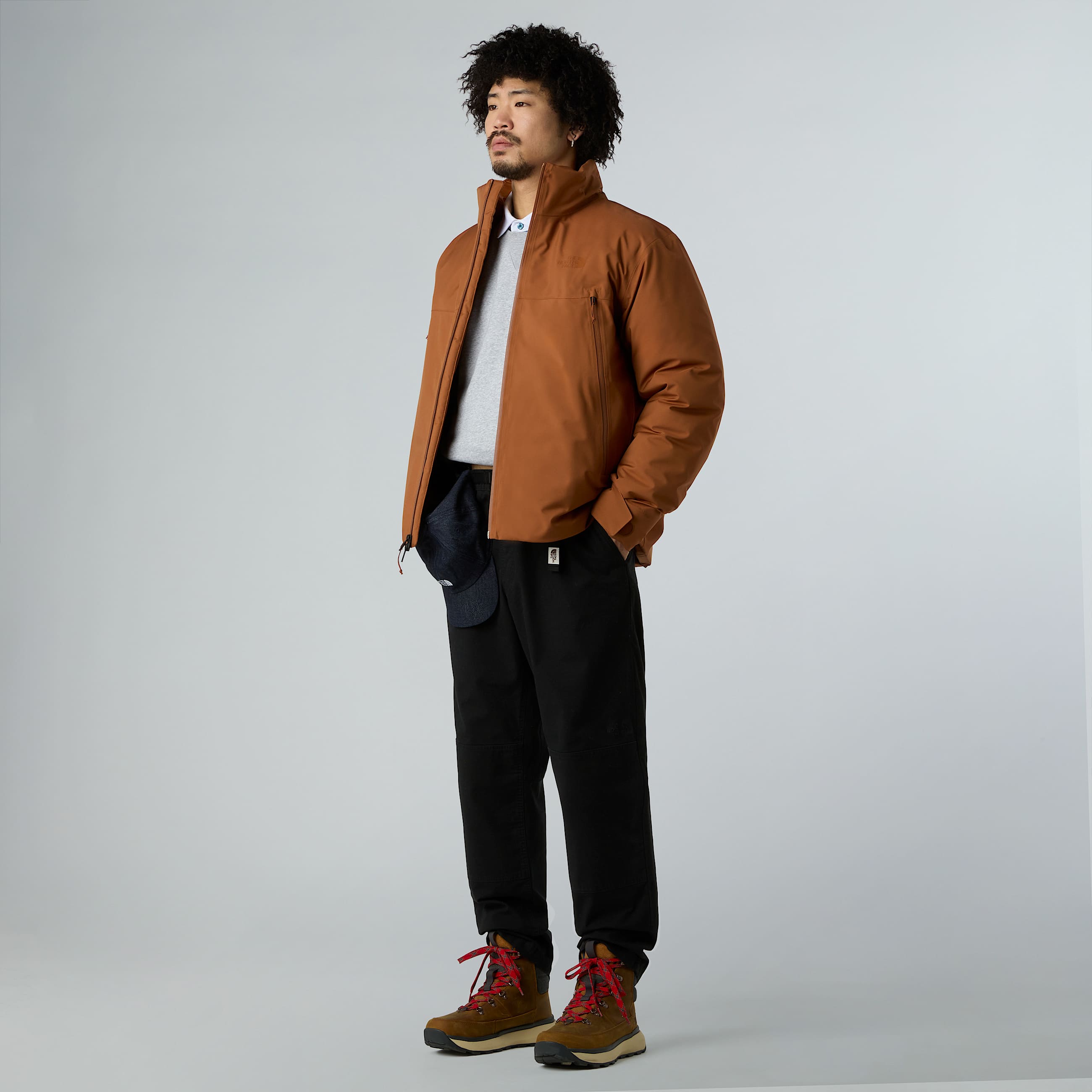 Scarponi da neve Bergen impermeabili in pelle da uomo TNF ALT3