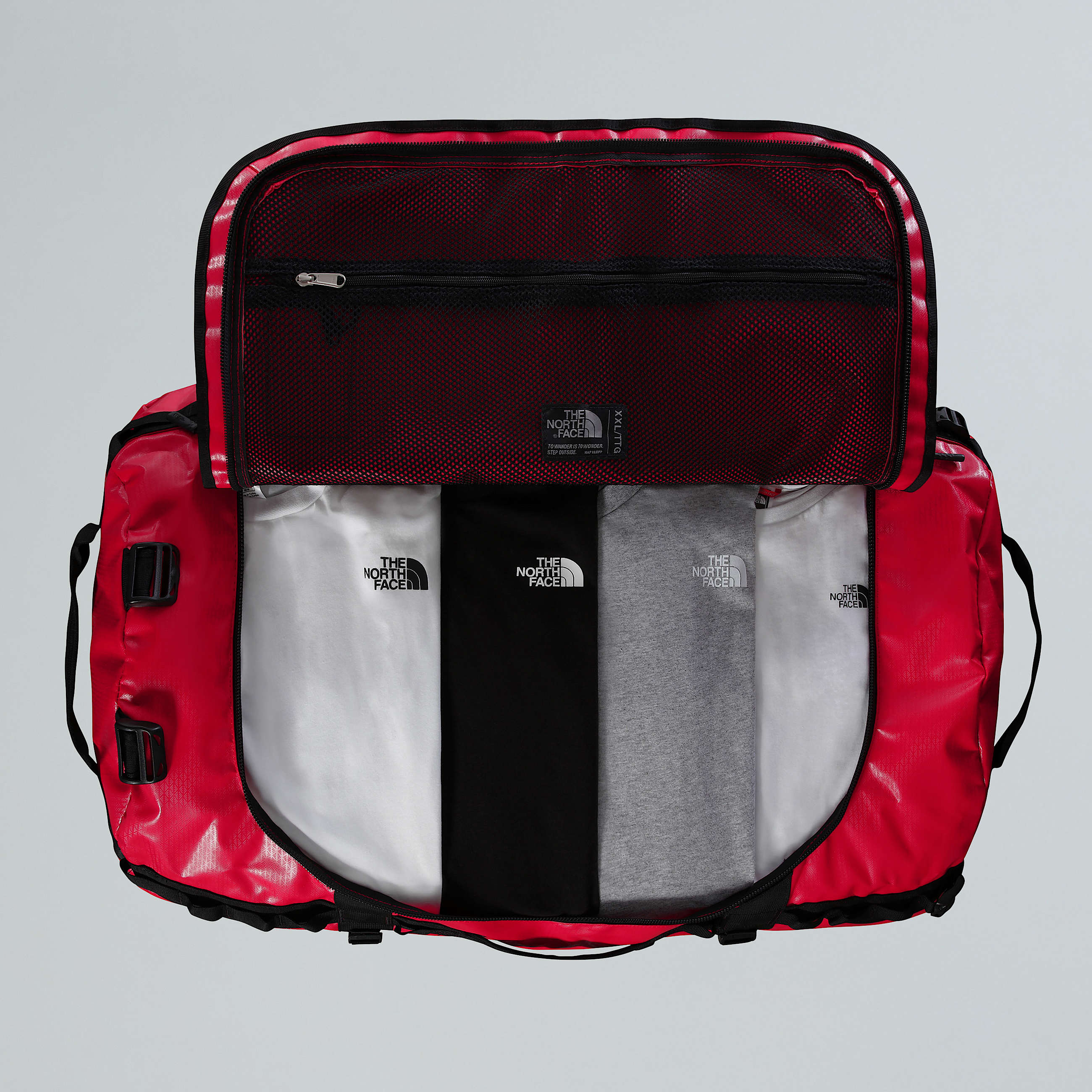 Base Camp Duffel 150L  XXL TNF TNF RedTNF BlackNPF ALT2