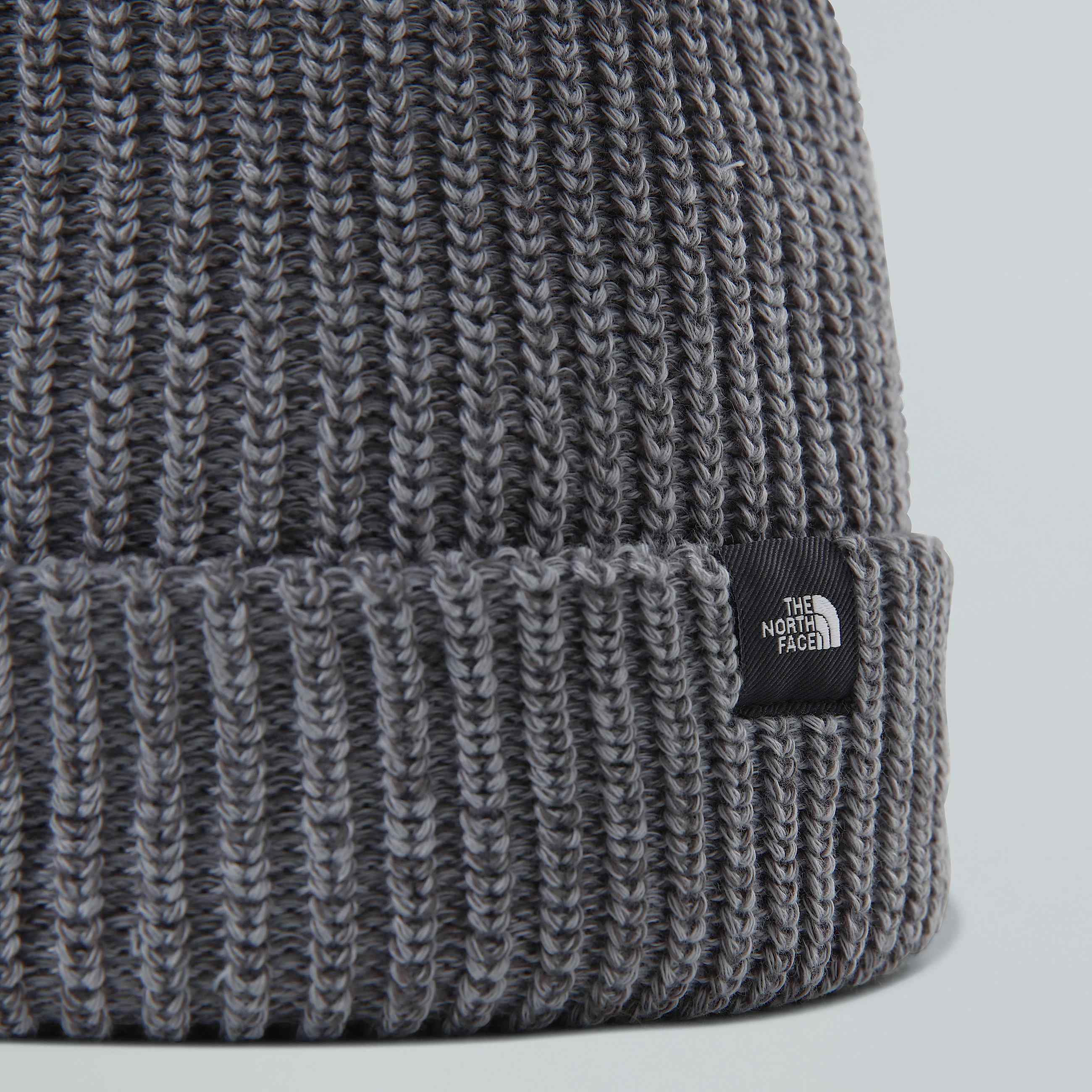 Fisherman Beanie TNF TNF Medium Grey Heather ALT2