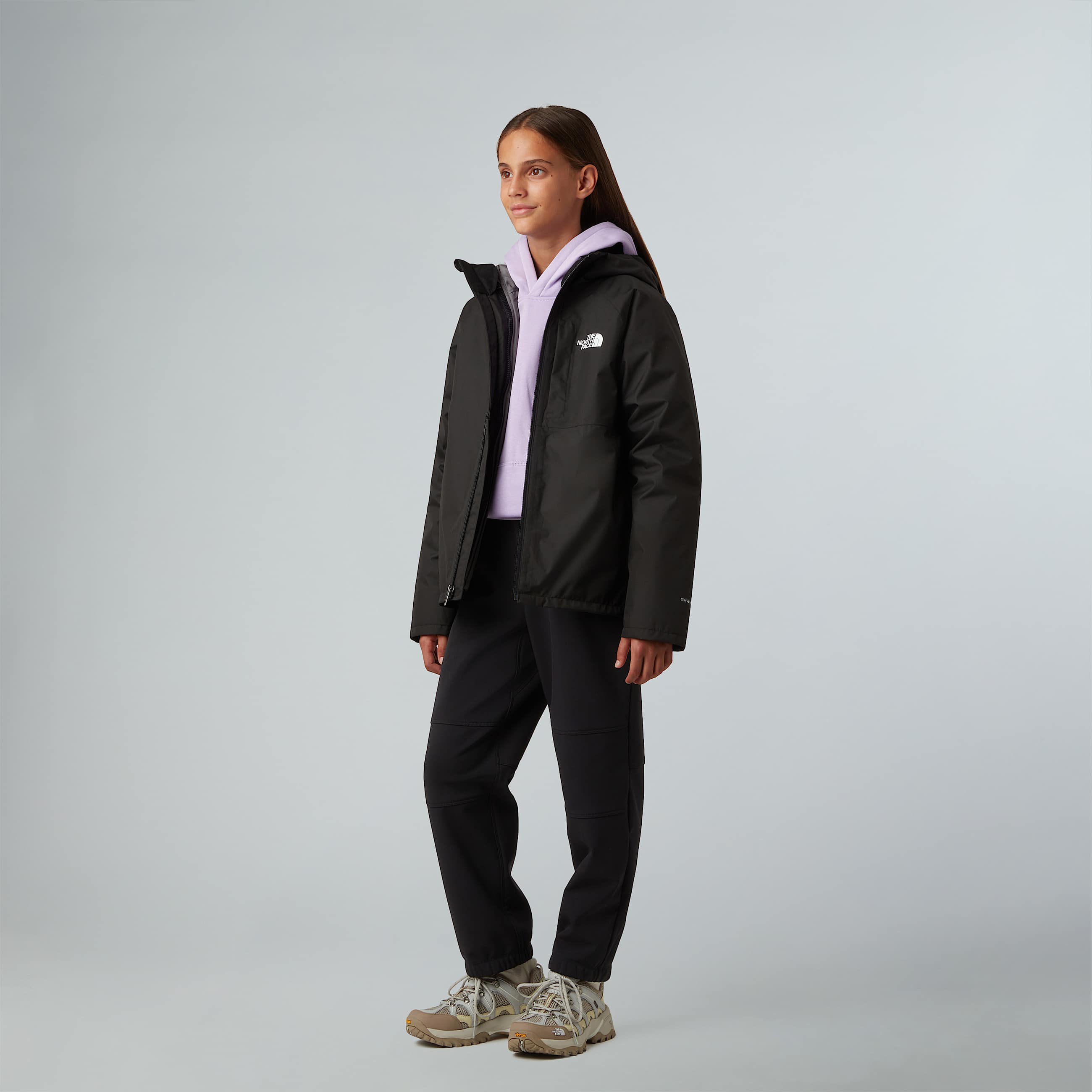 Giacca con cappuccio Perrito 4In1 da ragazzi TNF ALT11