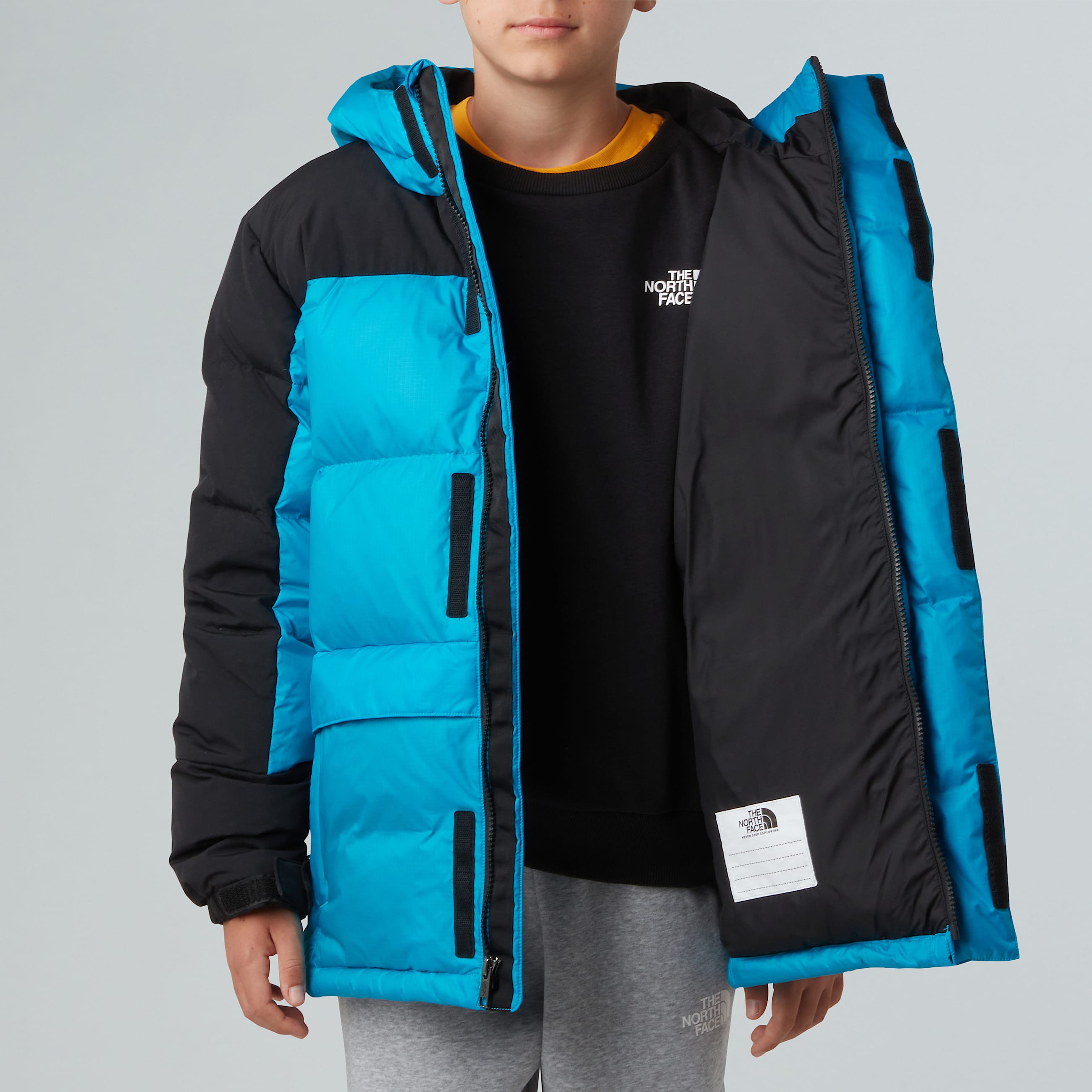 Parka corto in piumino Himalayan da ragazzi TNF ALT6