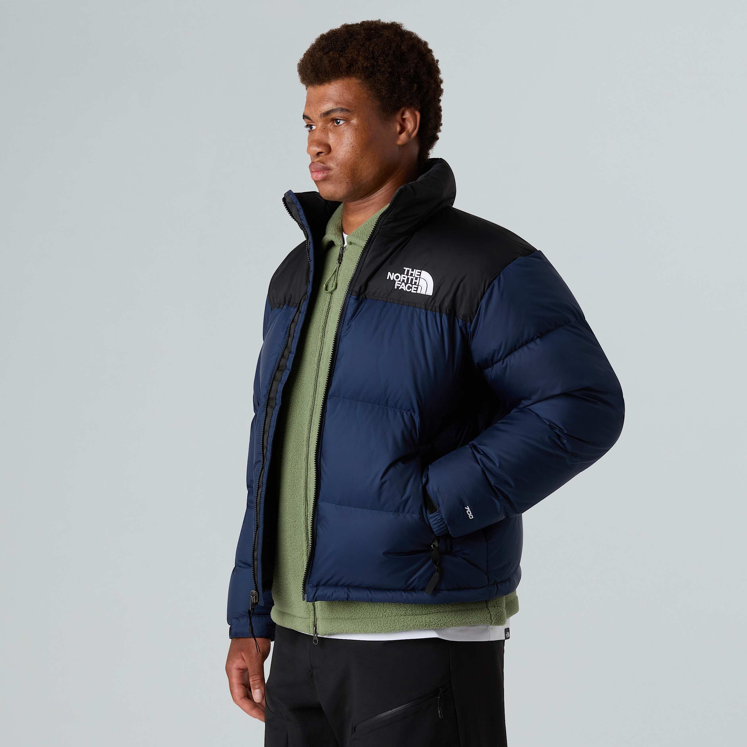1996 Retro Nuptsejas voor heren TNF Summit NavyTNF BlackRecycled Down ALT3