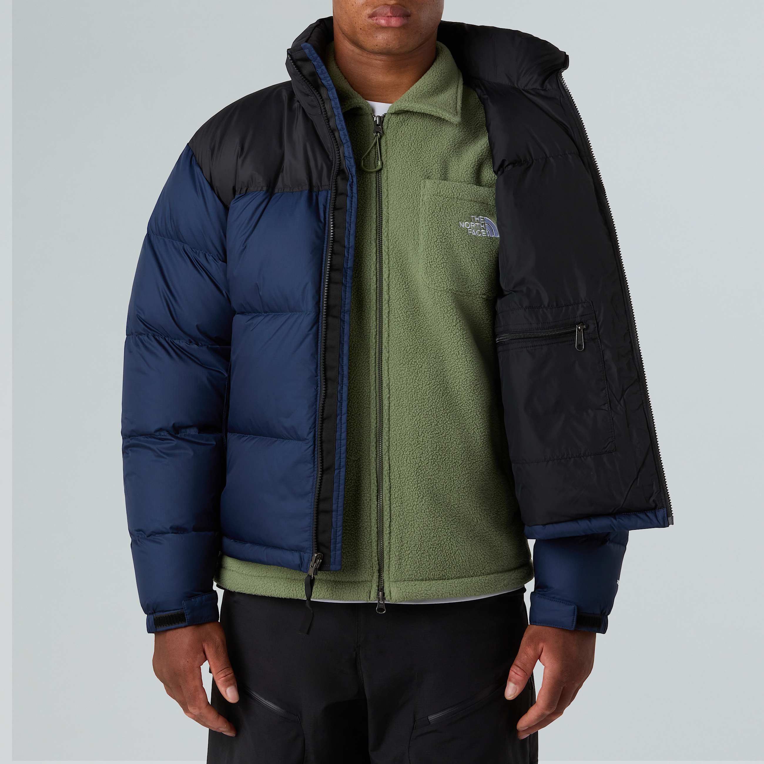 1996 Retro Nuptsejas voor heren TNF Summit NavyTNF BlackRecycled Down ALT6