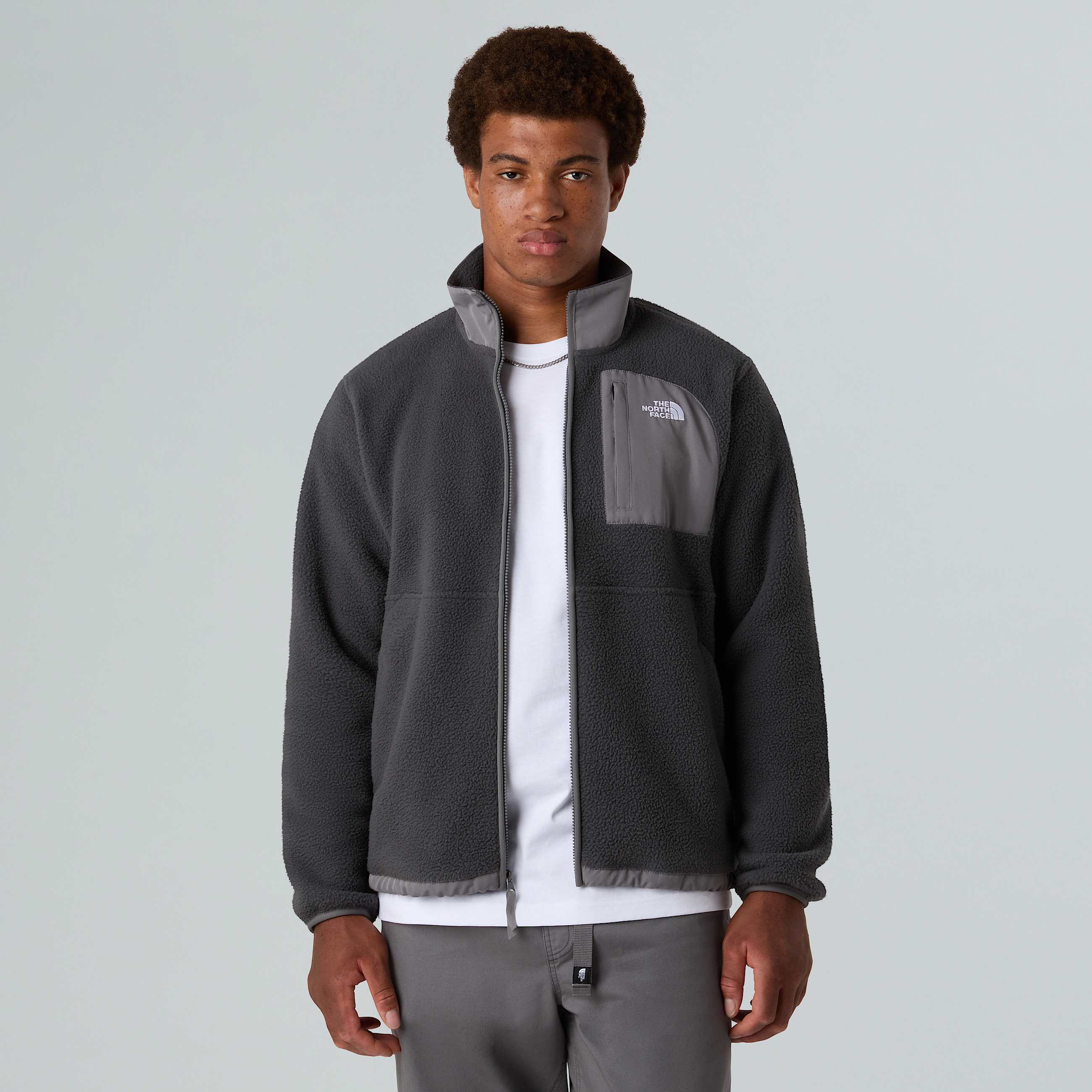 Giacca in pile Yumiori OffPeak con cerniera integrale da uomo TNF ALT3