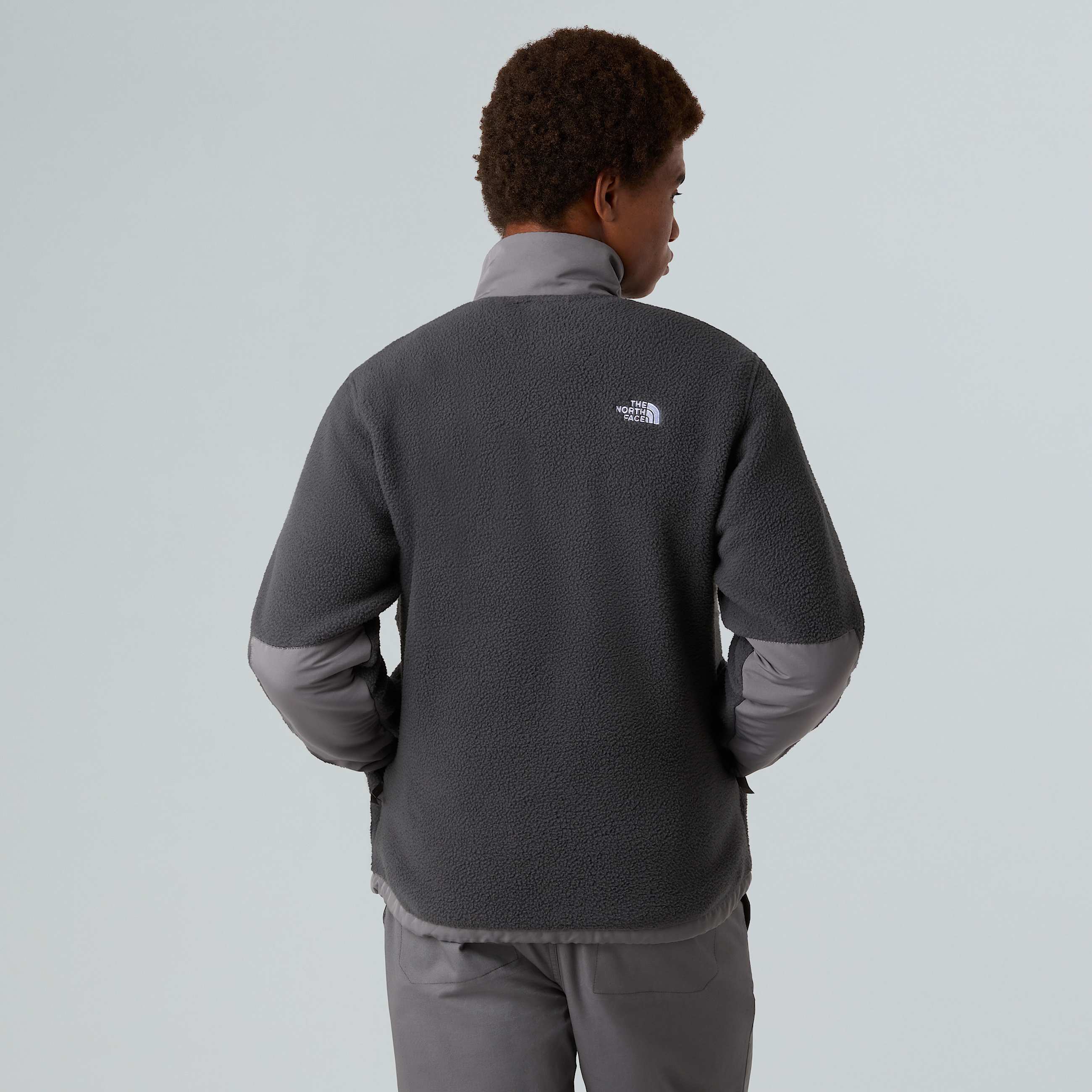 Yumiori OffPeakfleecejas met volledige rits voor heren TNF Asphalt GreySmoked Pearl ALT6