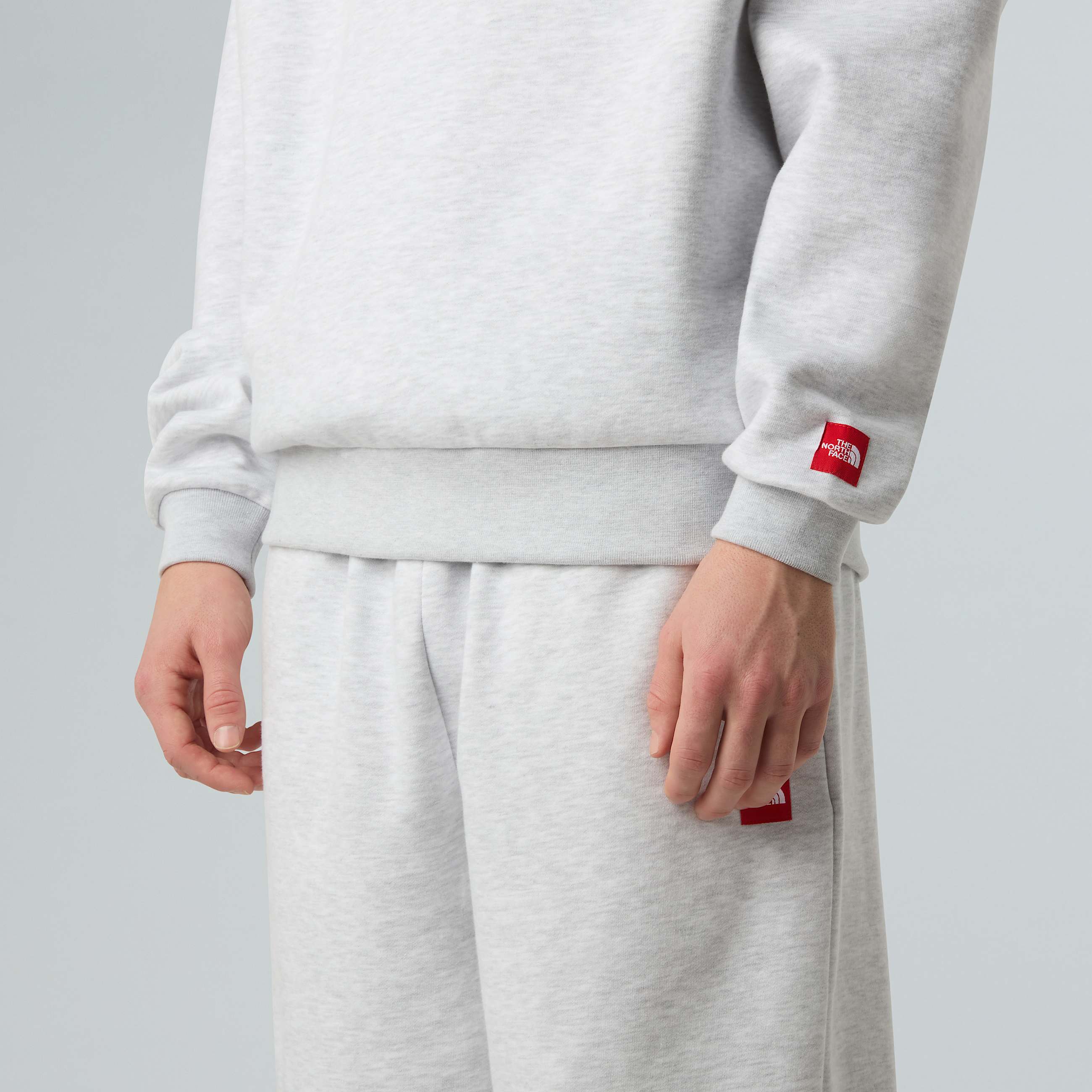 Unisex Red Box Hoodie TNF TNF Classic Grey Heather ALT4