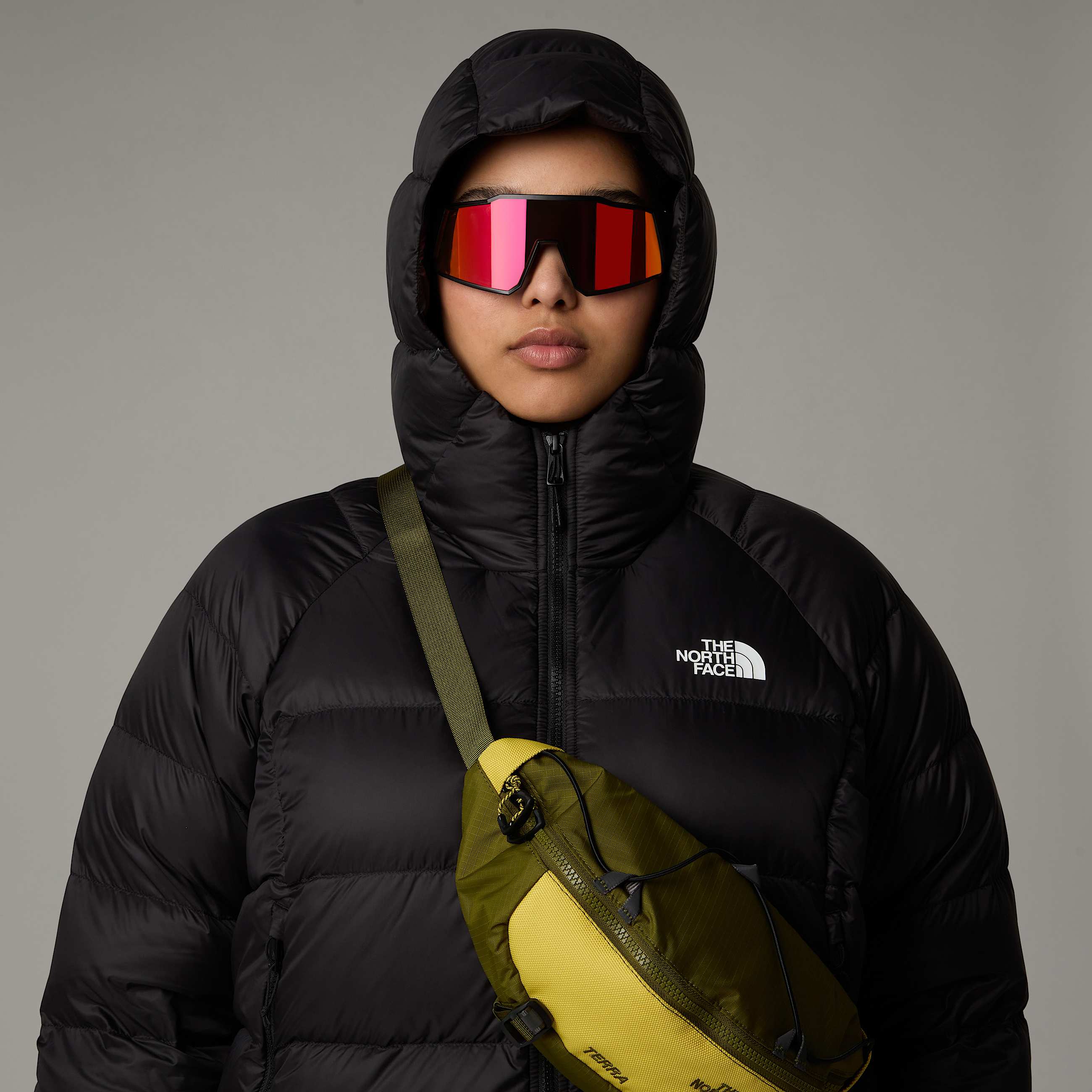 Hyalite Daunenjacke mit Kapuze in bergre fr Damen TNF ALT8