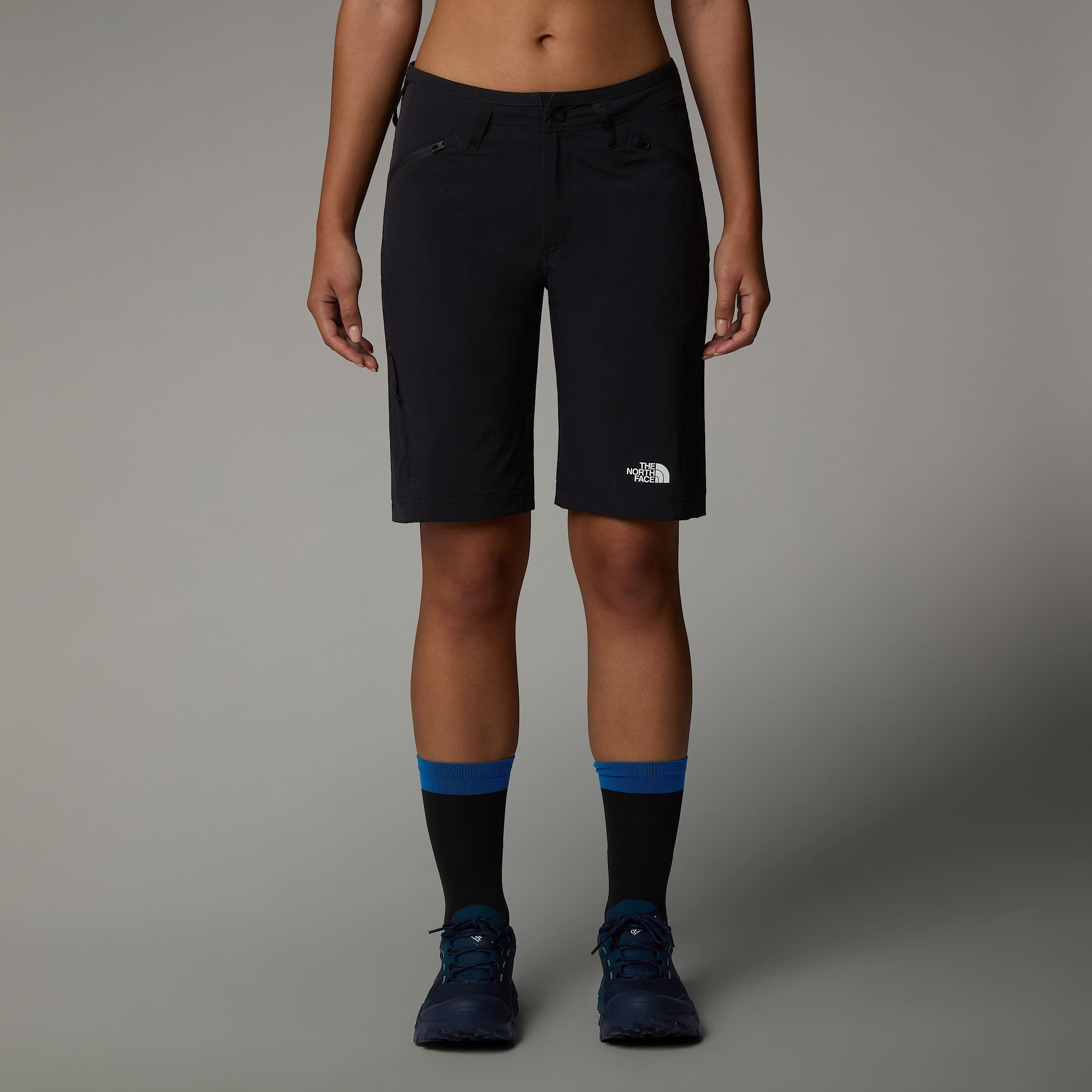 Pantaloncini slim straight Beshtor da donna TNF ALT4