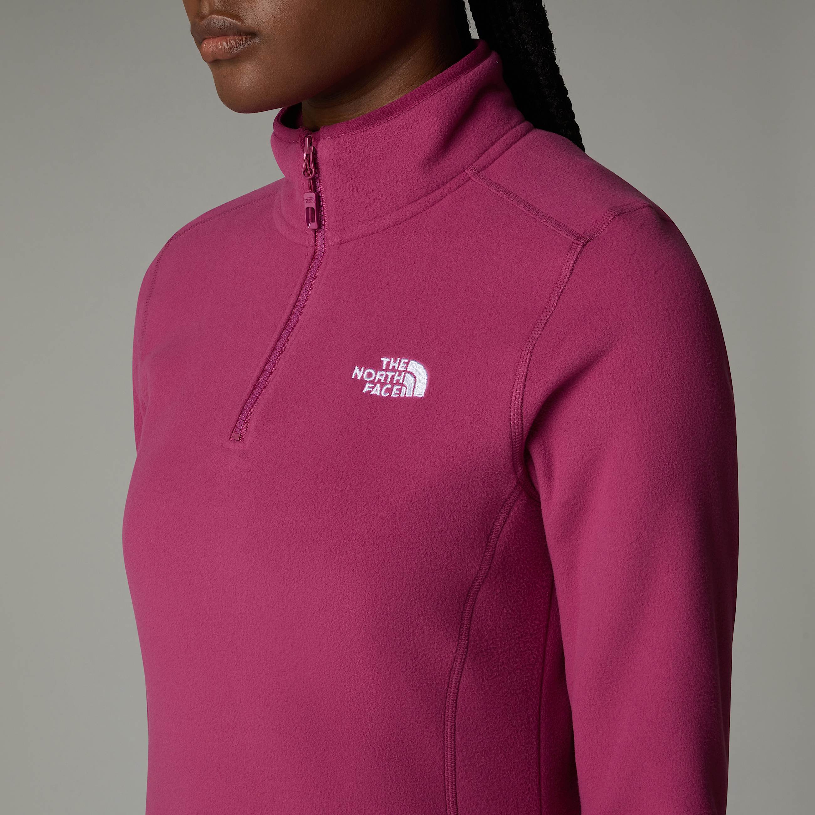 100 Glacier Fleece mit 14langem RV fr Damen TNF ALT8