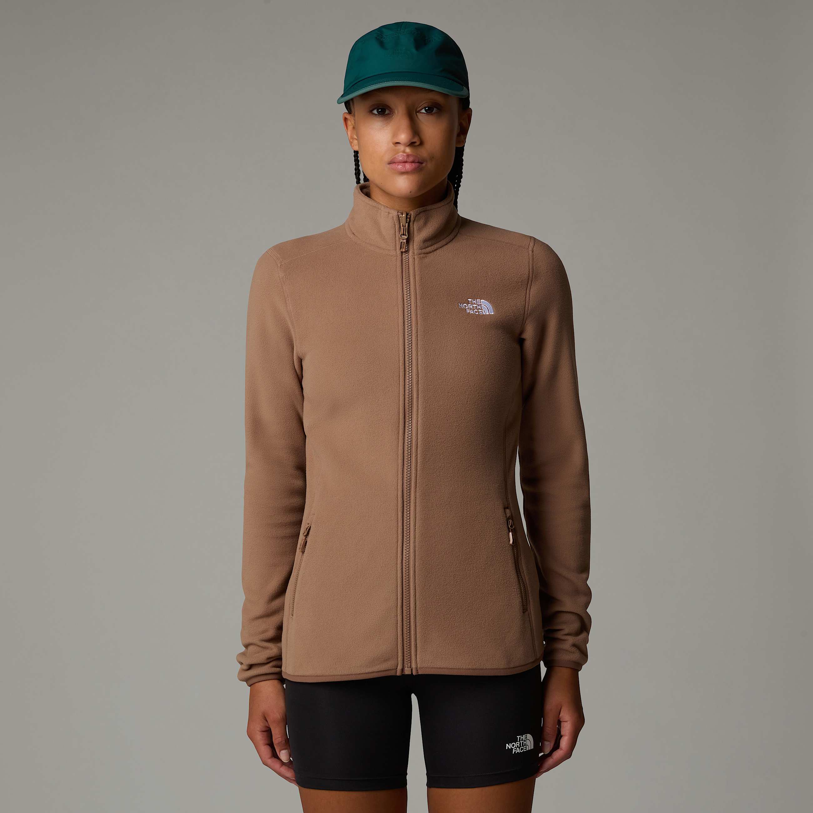 Womens 100 Glacier FullZip Fleece TNF ALT4