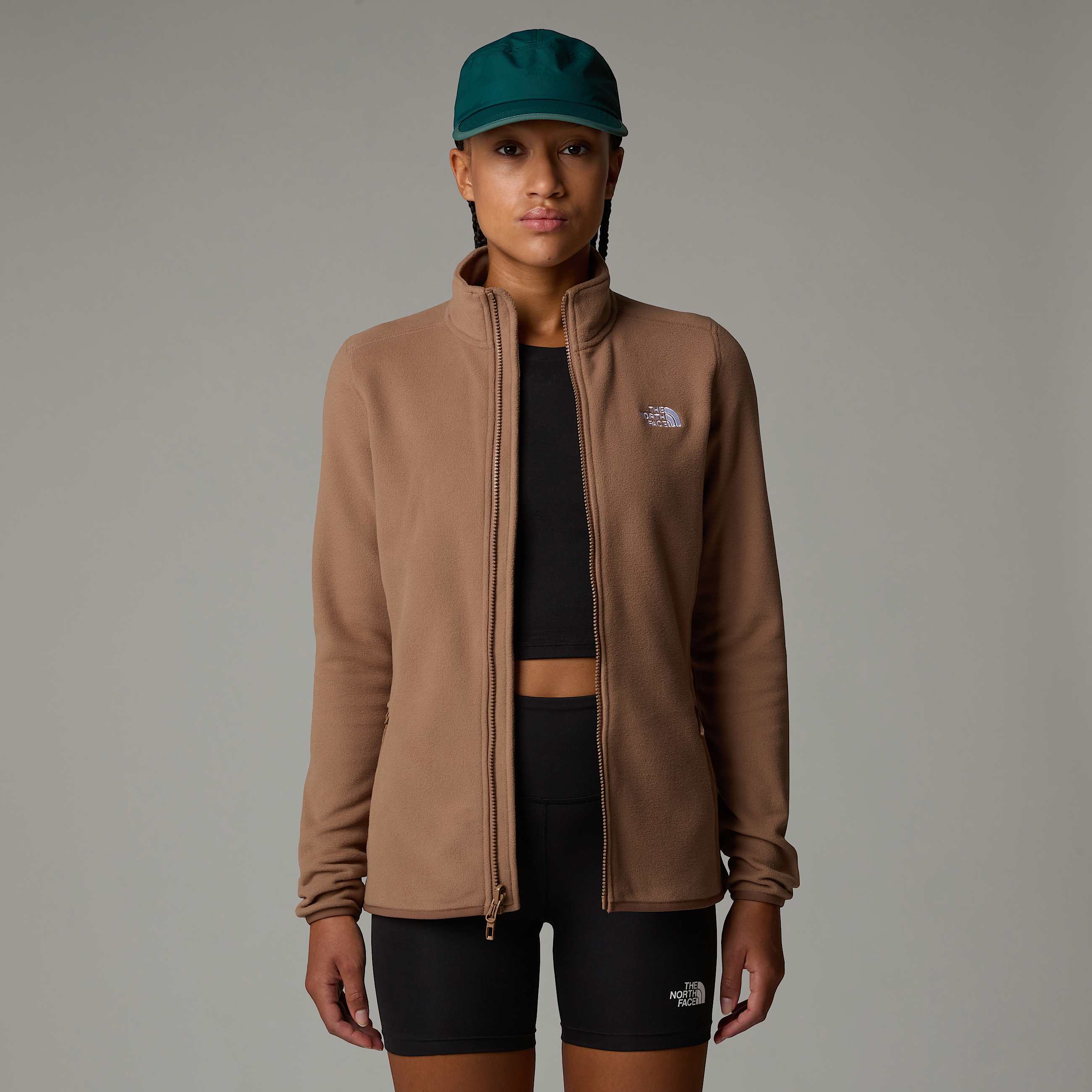 Womens 100 Glacier FullZip Fleece TNF ALT7