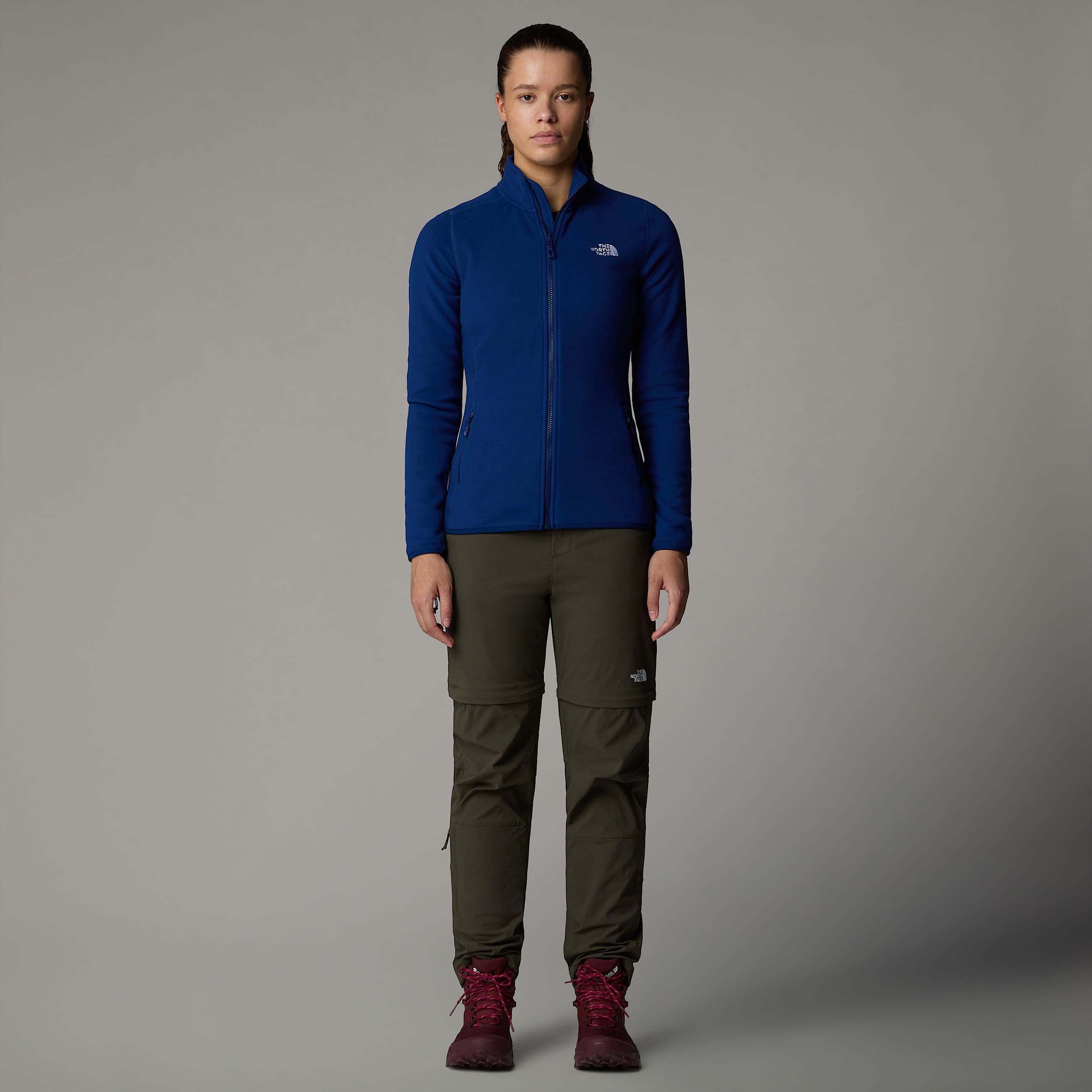 100 Glacier FullZip Fleece W TNF ALT5