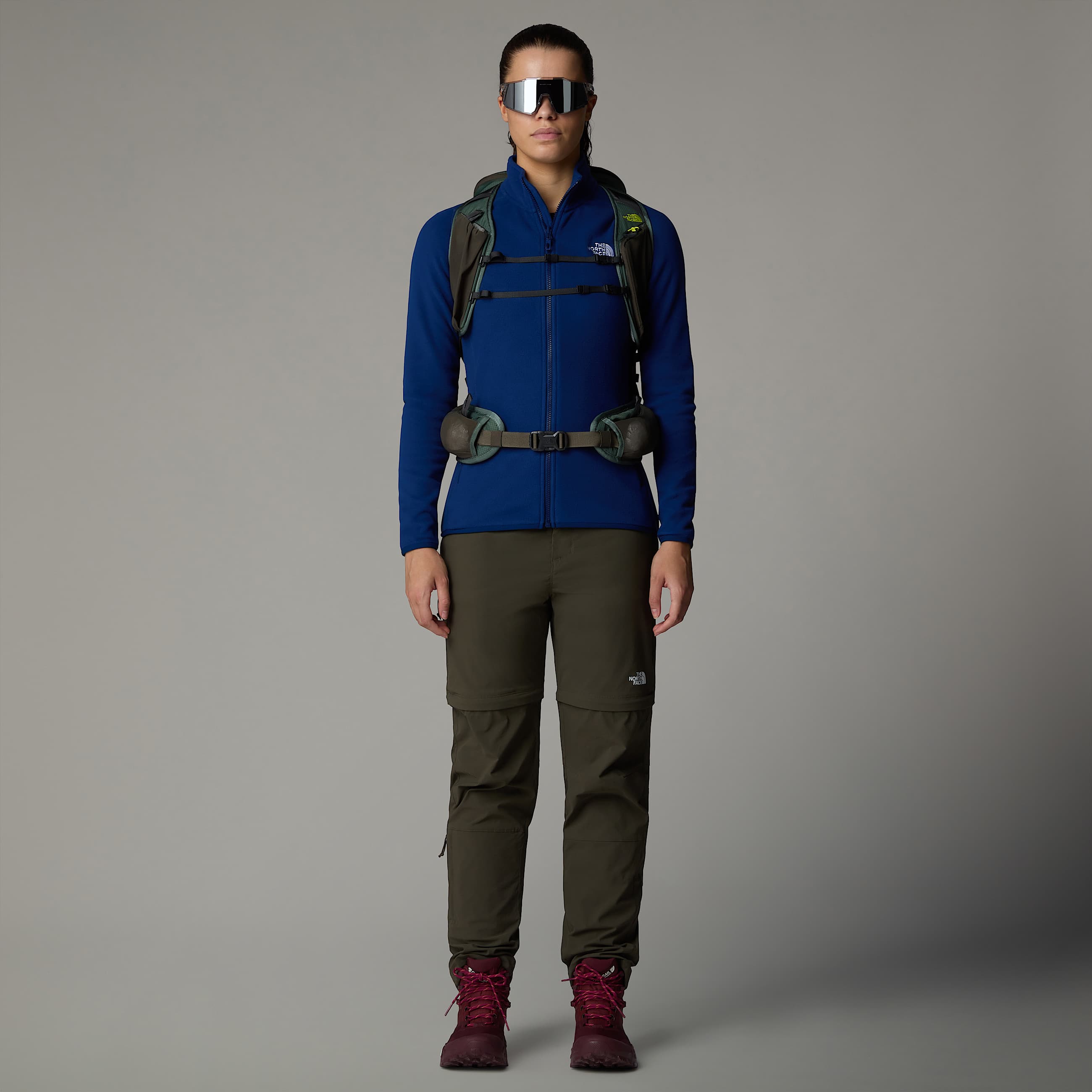 100 Glacier FullZip Fleece W TNF ALT8