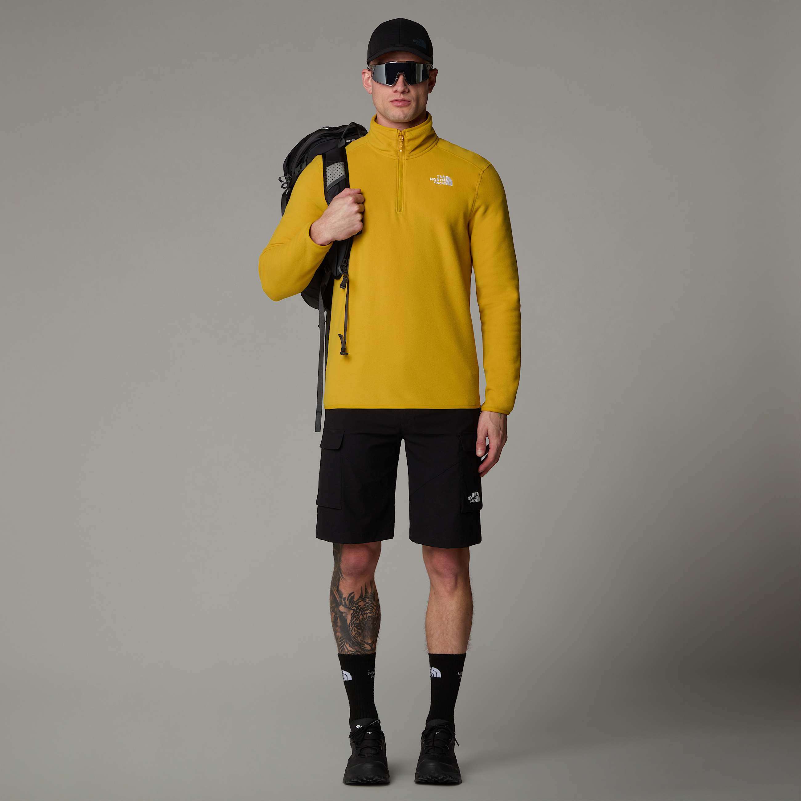 Mens 100 Glacier 14 Zip Fleece TNF ALT7