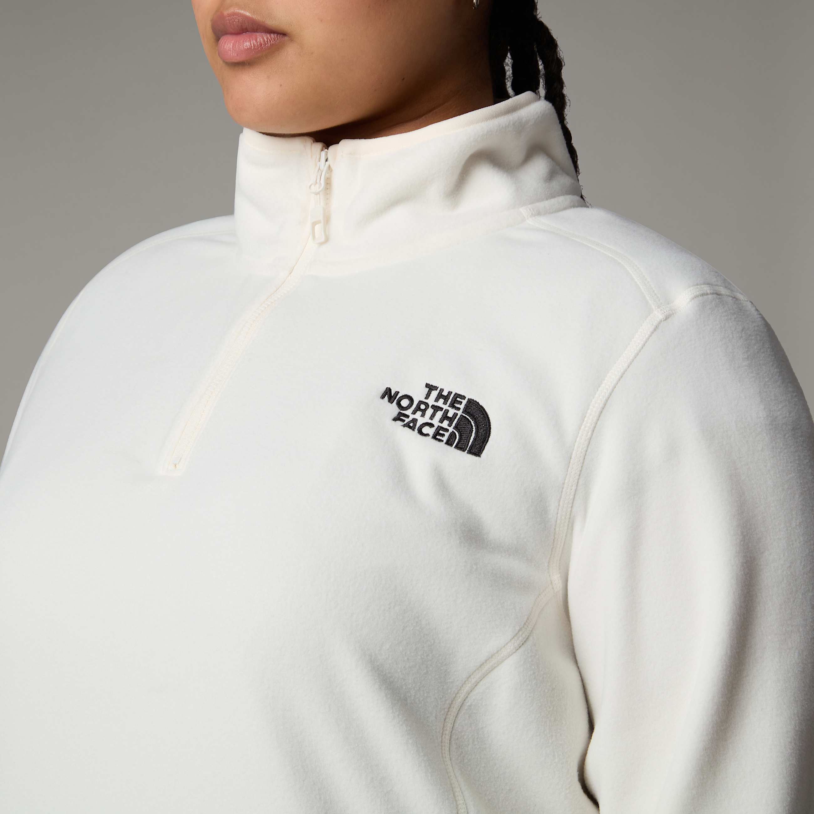 Plus Size 100 Glacier 14 Zip Fleece W TNF ALT7