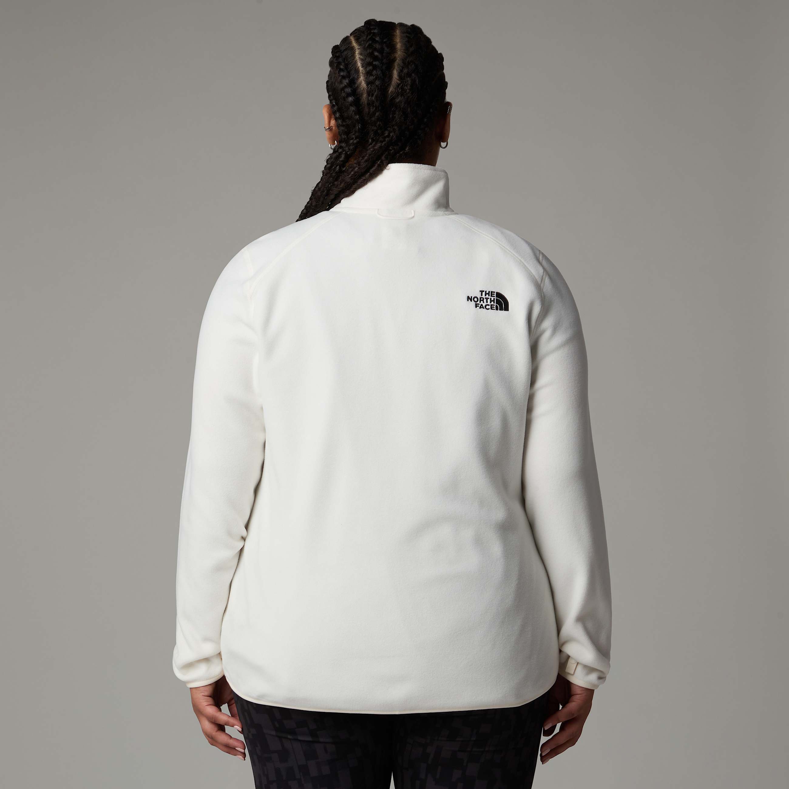 100 Glacier Fleece mit durchgehendem RV in bergre fr Damen TNF ALT6