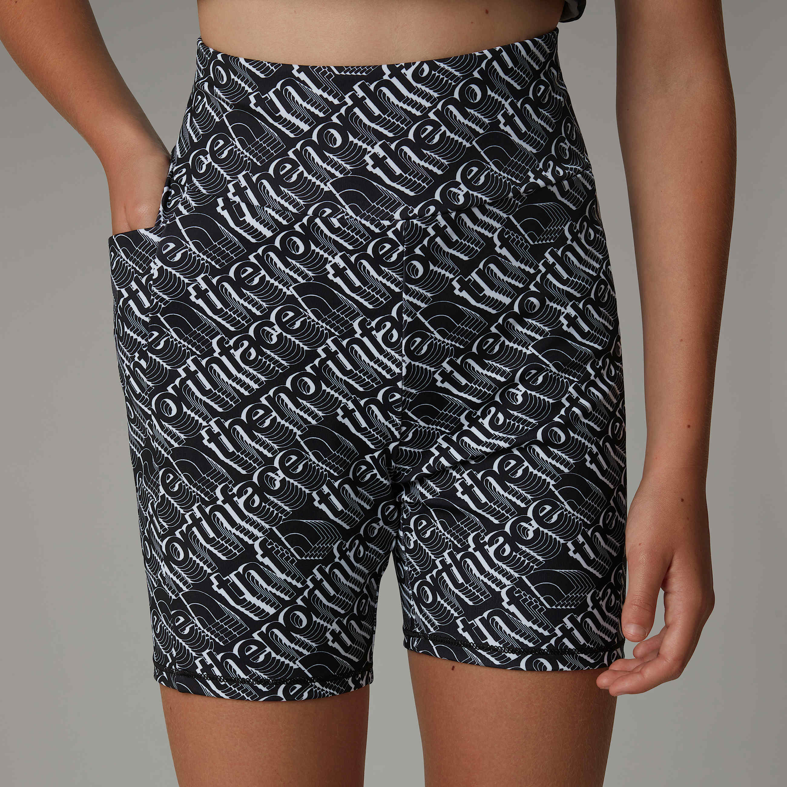 Never Stop Bike Shorts Girl TNF ALT8