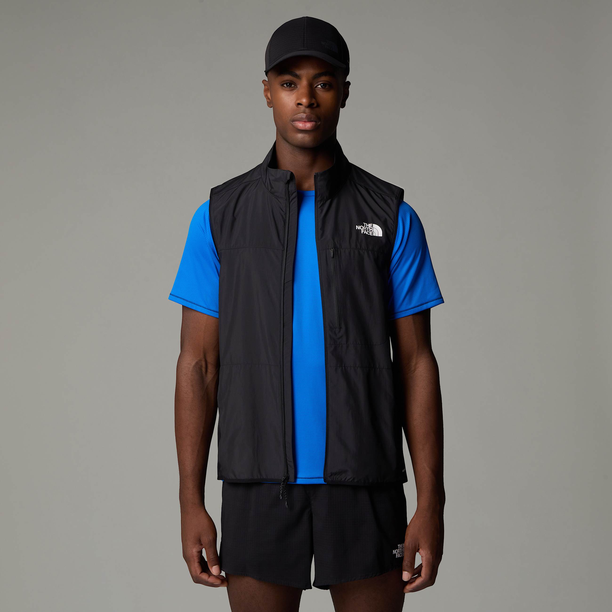 Mens Higher Run Wind Gilet TNF ALT7