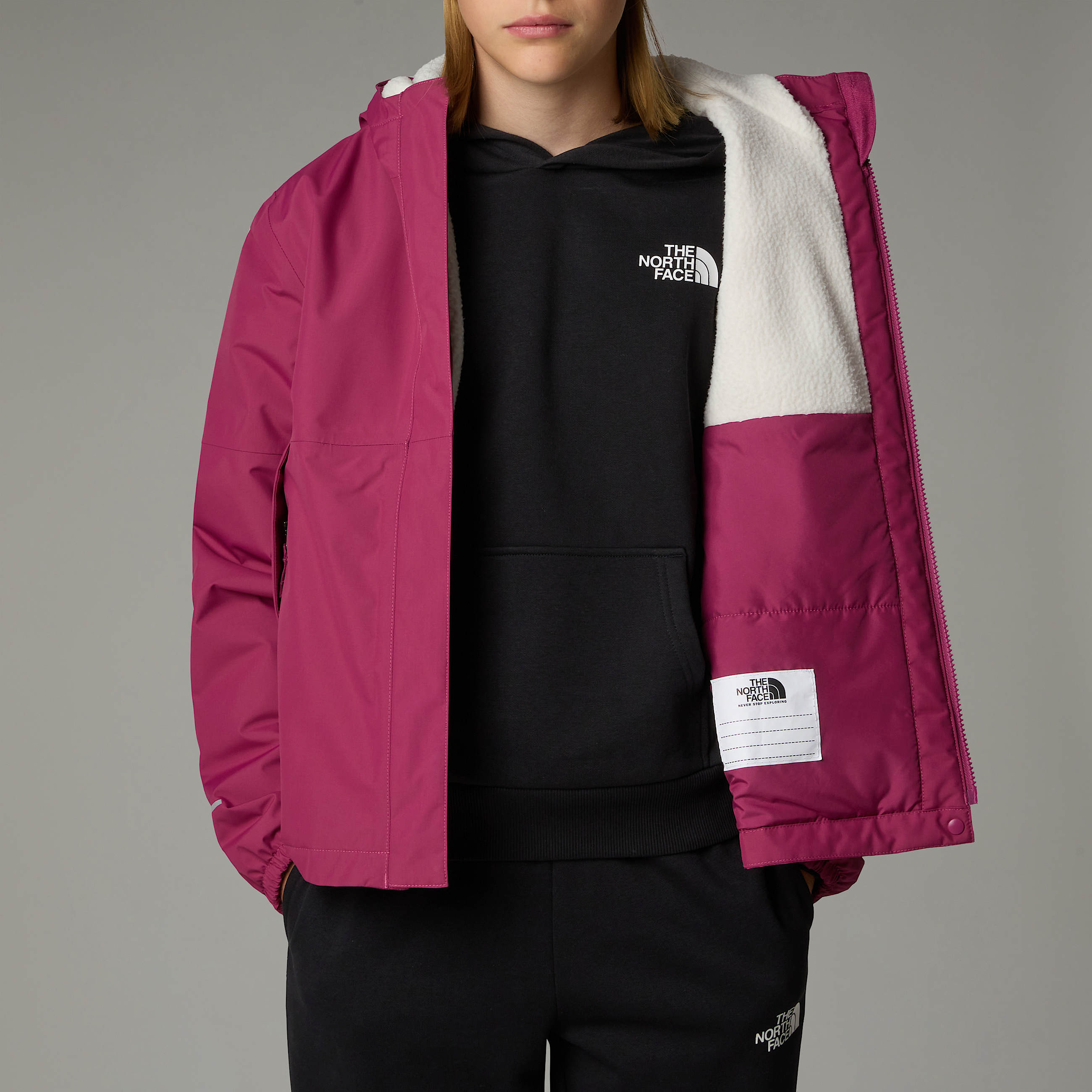 Girls Warm Antora Rain Jacket TNF ALT10