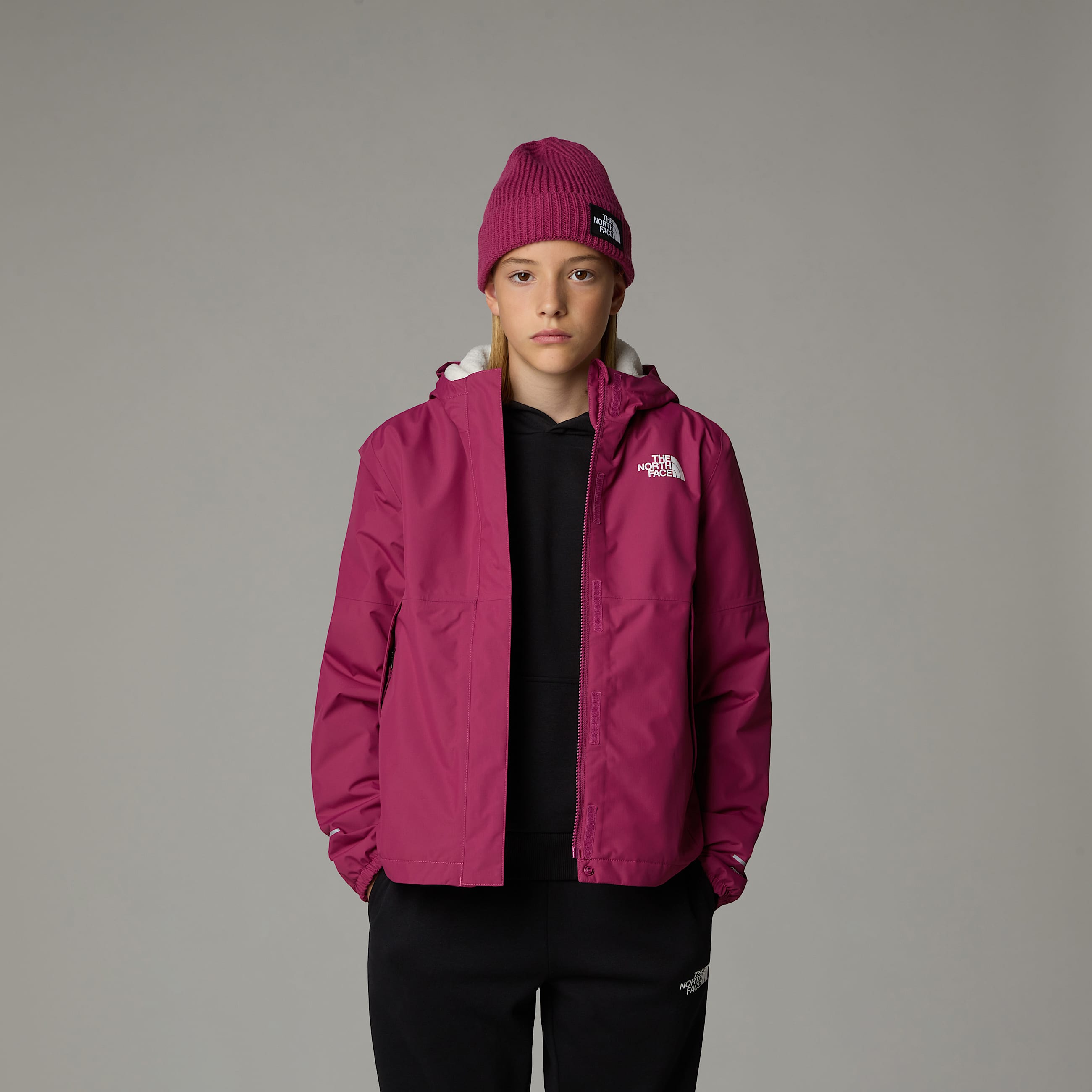 Girls Warm Antora Rain Jacket TNF ALT7