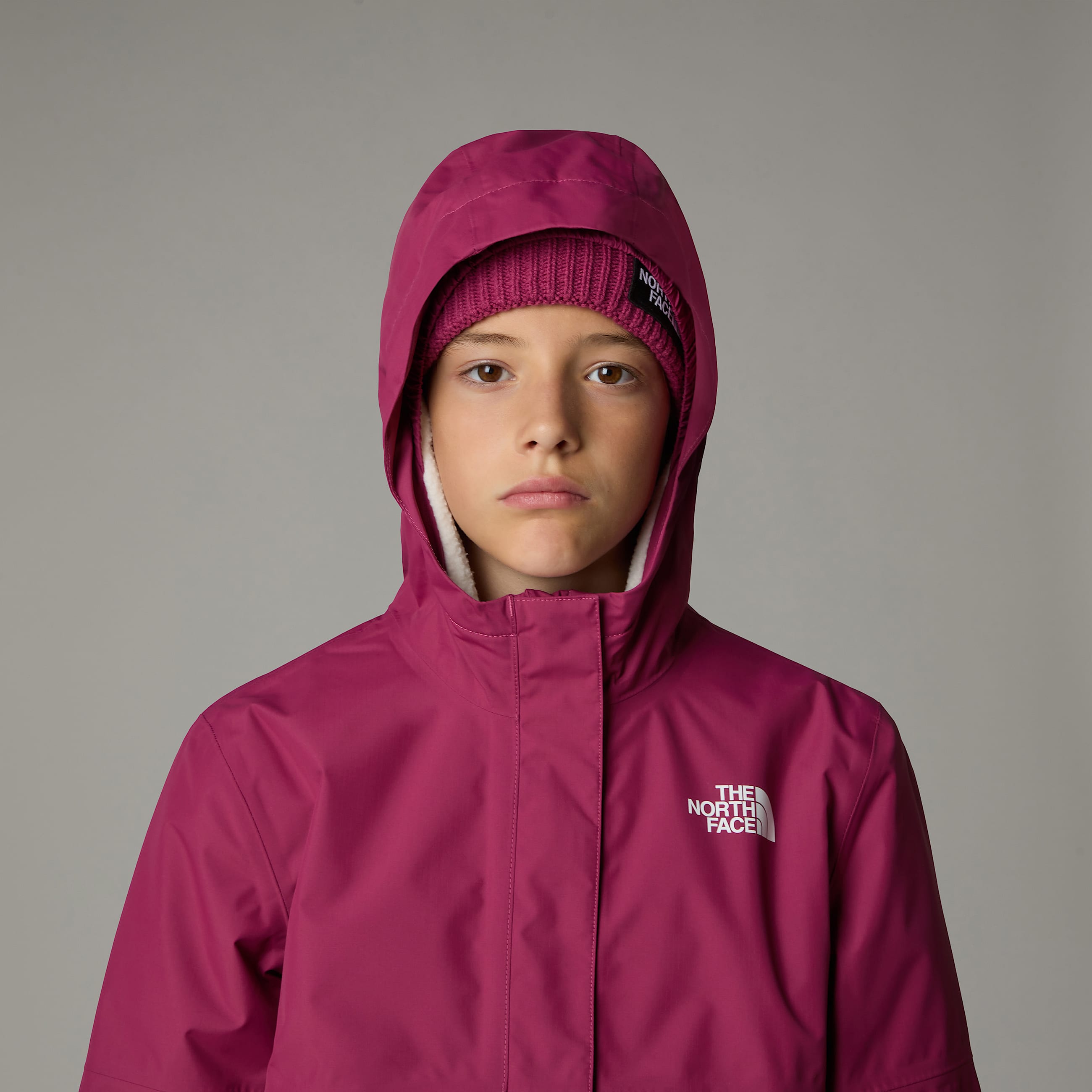 Girls Warm Antora Rain Jacket TNF ALT8