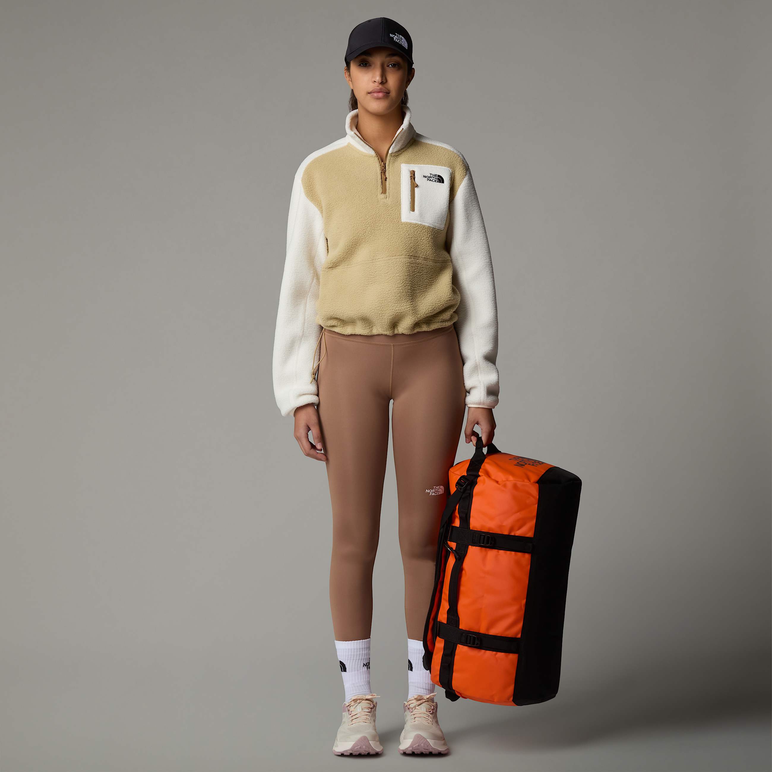 Casaco polar com fecho de correr de 14 Yumiori para mulher TNF ALT5