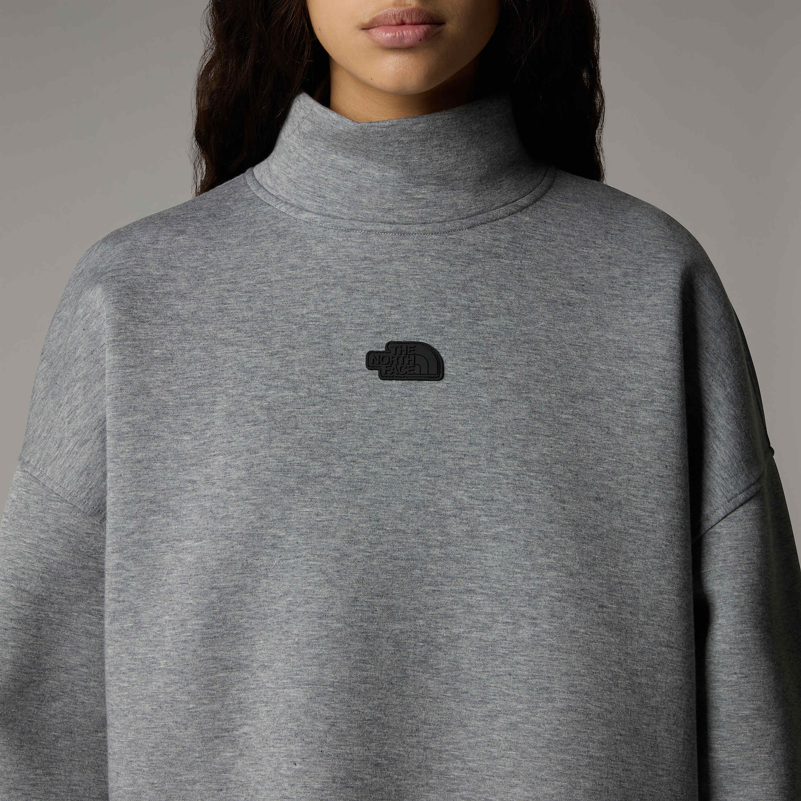 Womens Mock Neck Sweatshirt TNF ALT7