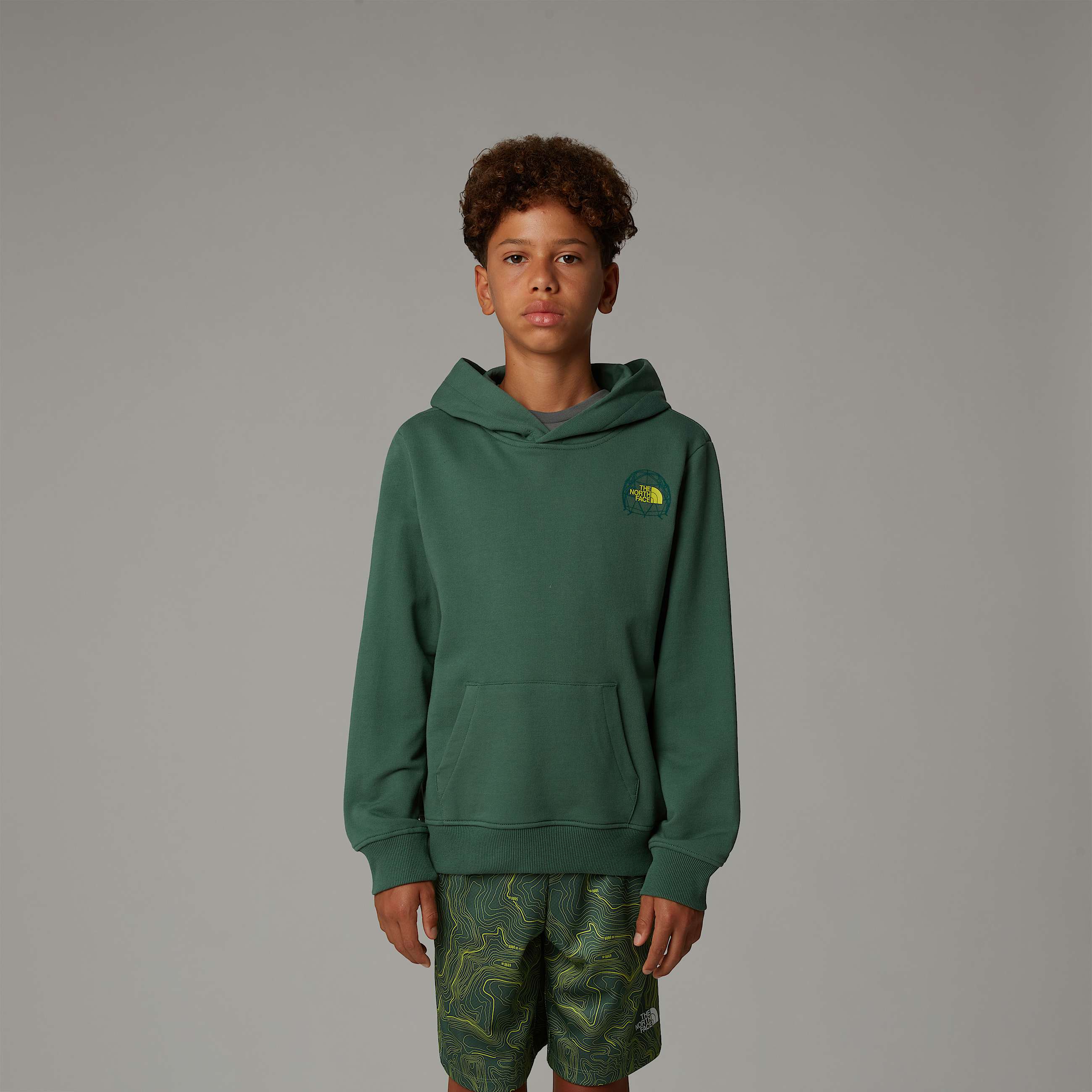 Relaxed Graphic Hoodie Boy TNF ALT5