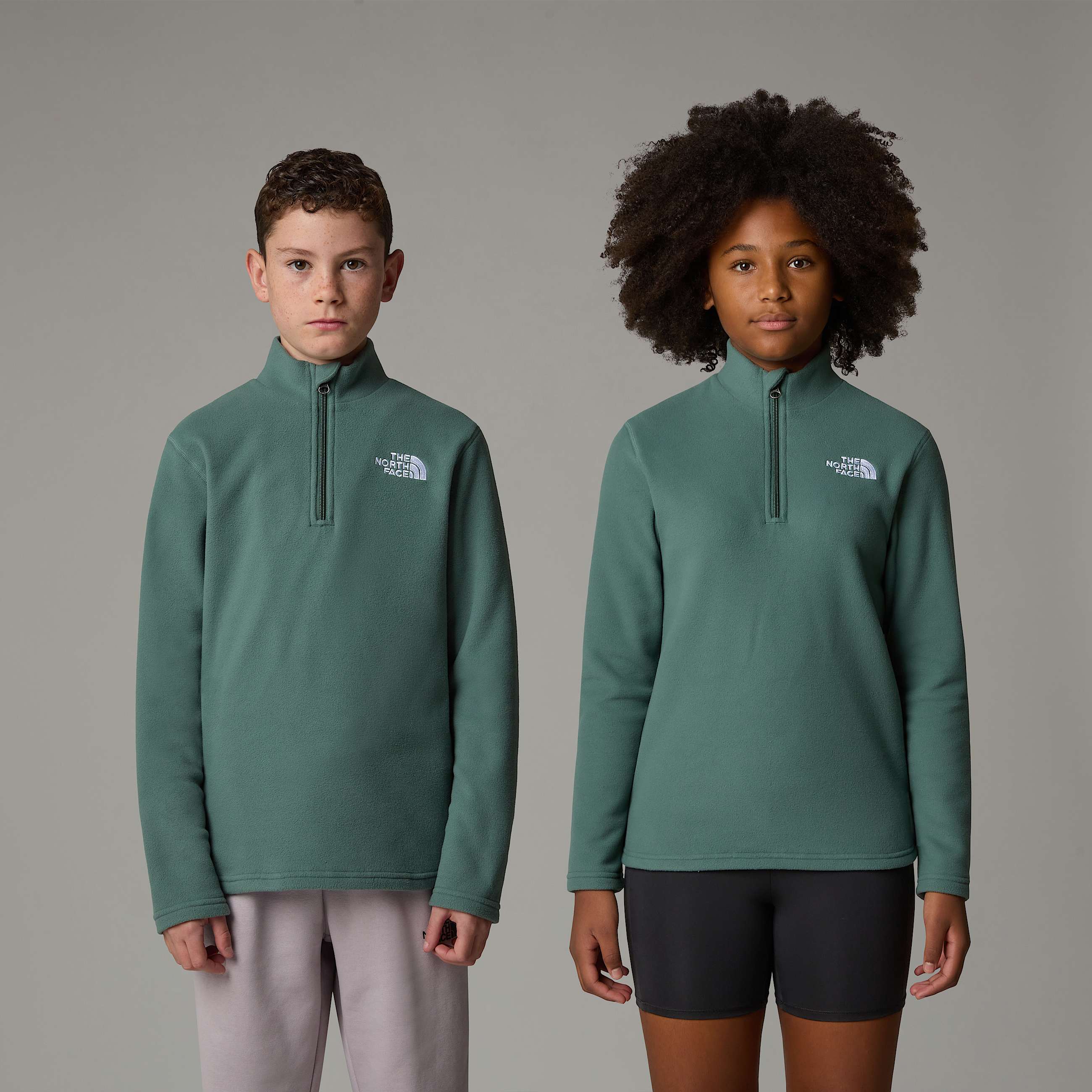 Glacier Fleece mit 14langem RV fr Jugendliche TNF ALT4